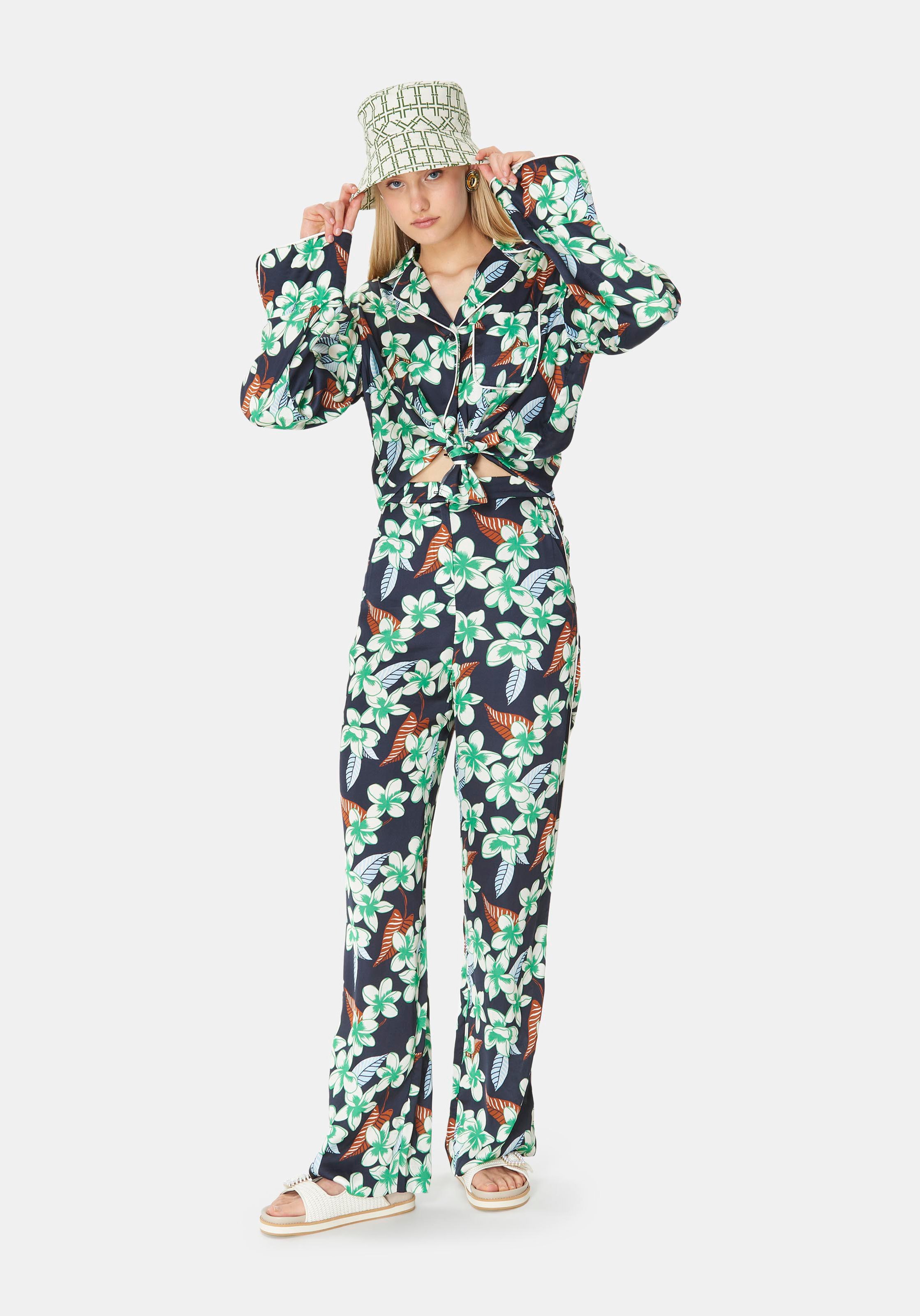 Pantalon porticcio TARA JARMON Bleu