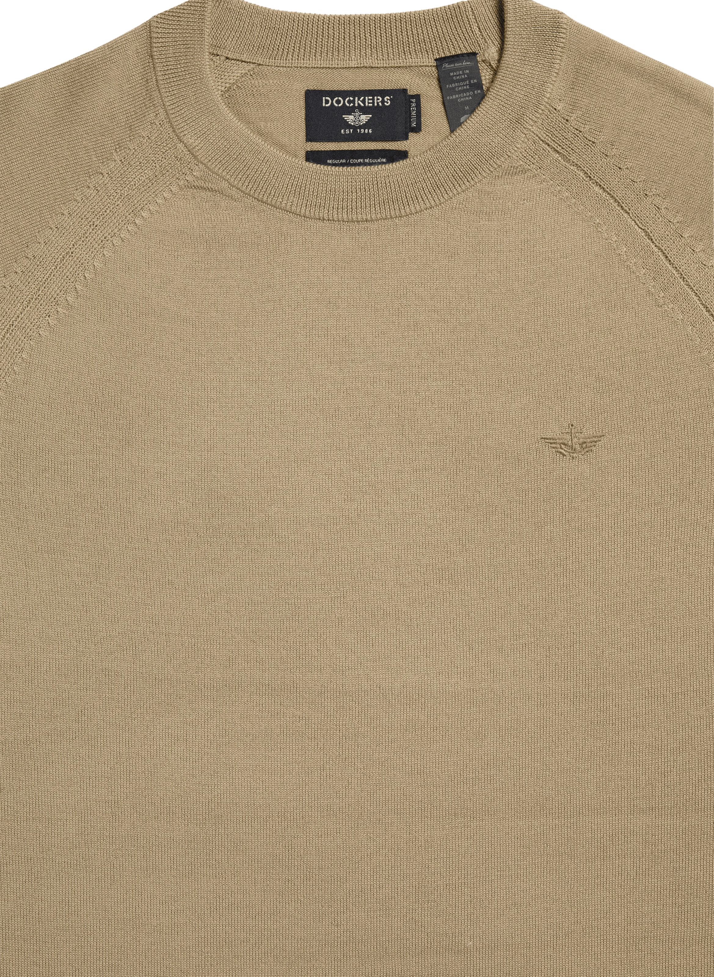 Straight cotton knit jumper DOCKERS Beige