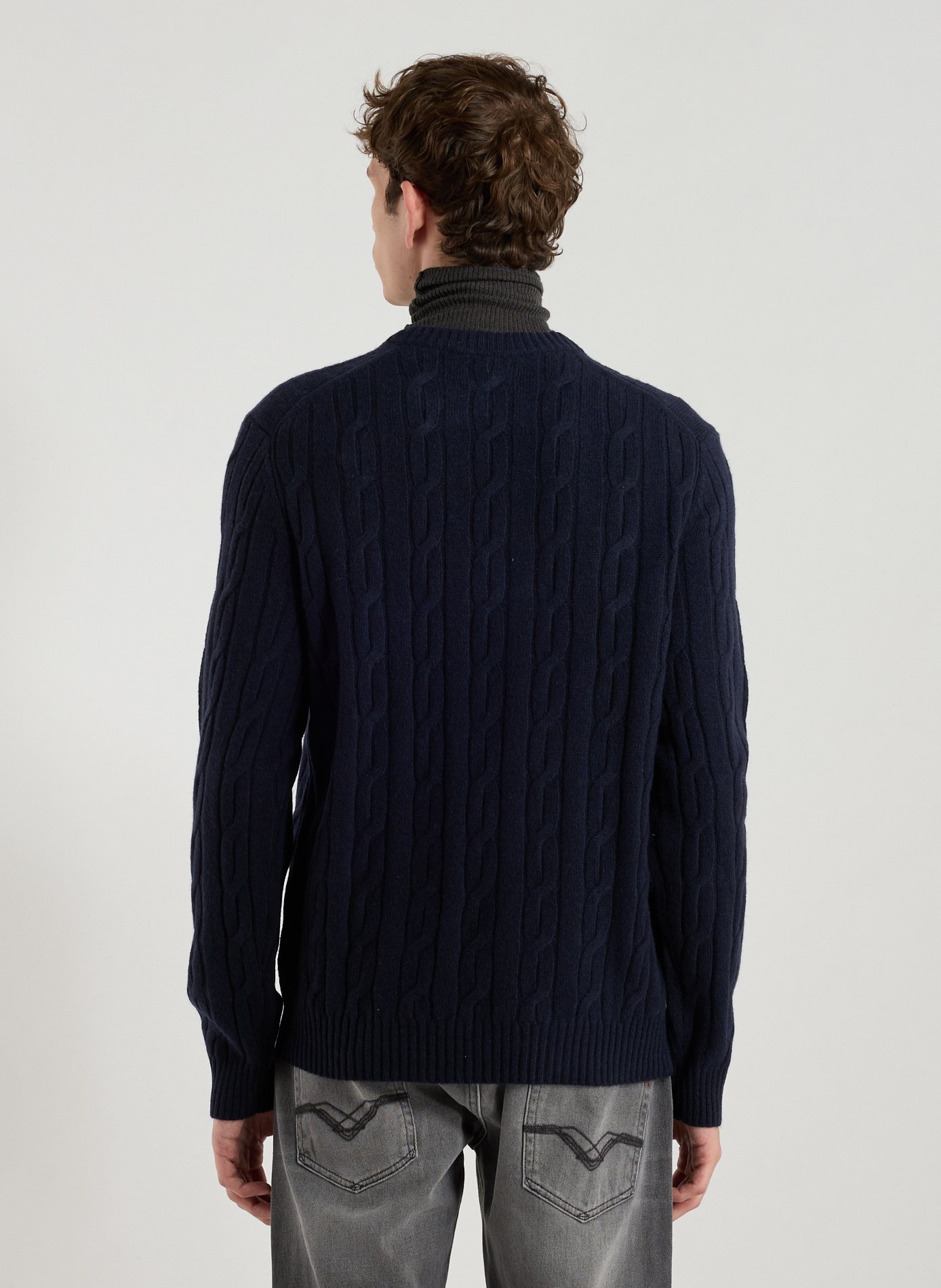 Cotton-blend jumper GANT Blue