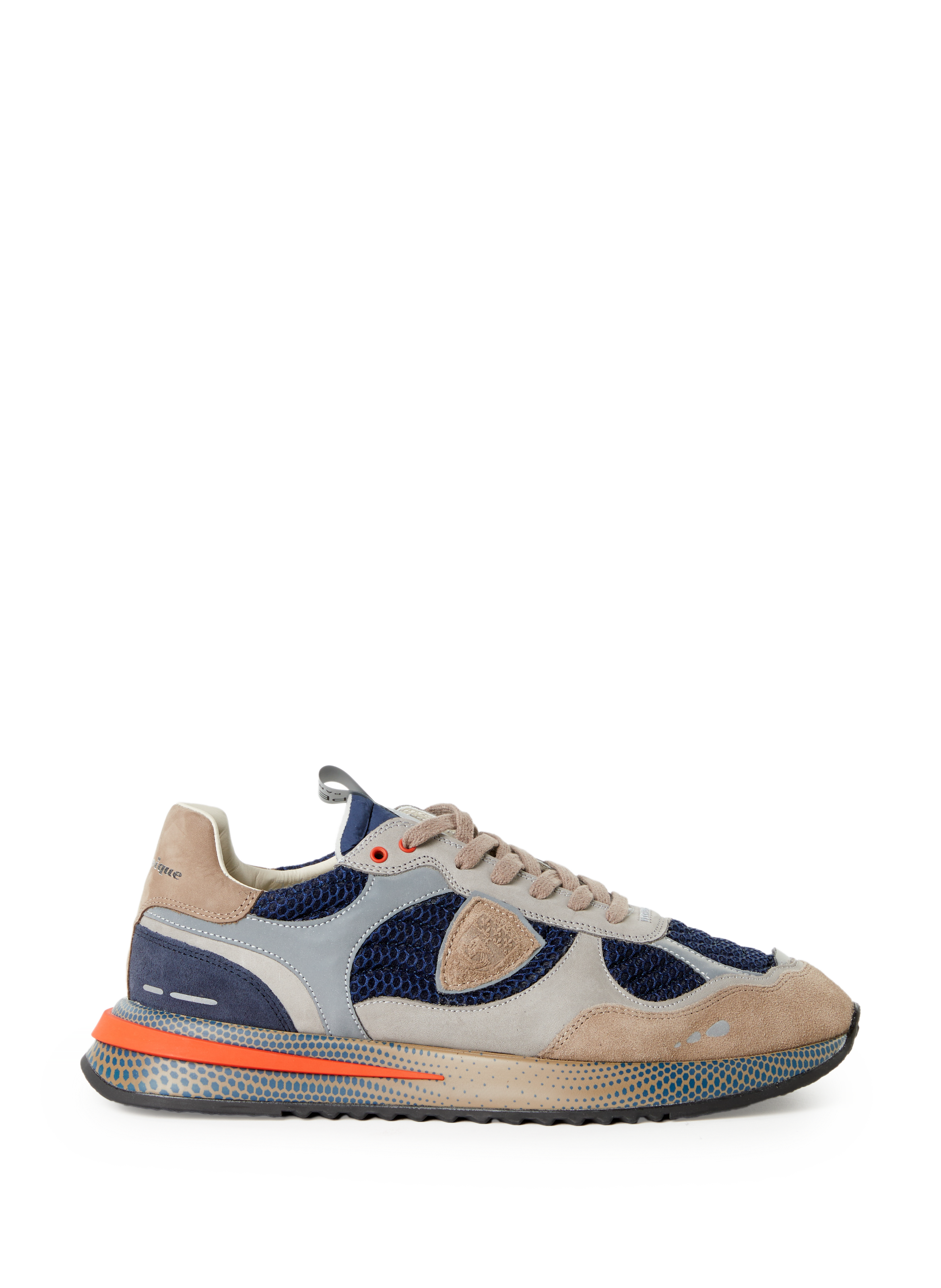 Baskets crantées en cuir mélangé Multicolore by PHILIPPE MODEL PHILIPPE MODEL Baskets crantées en cuir mélangé Multicolore