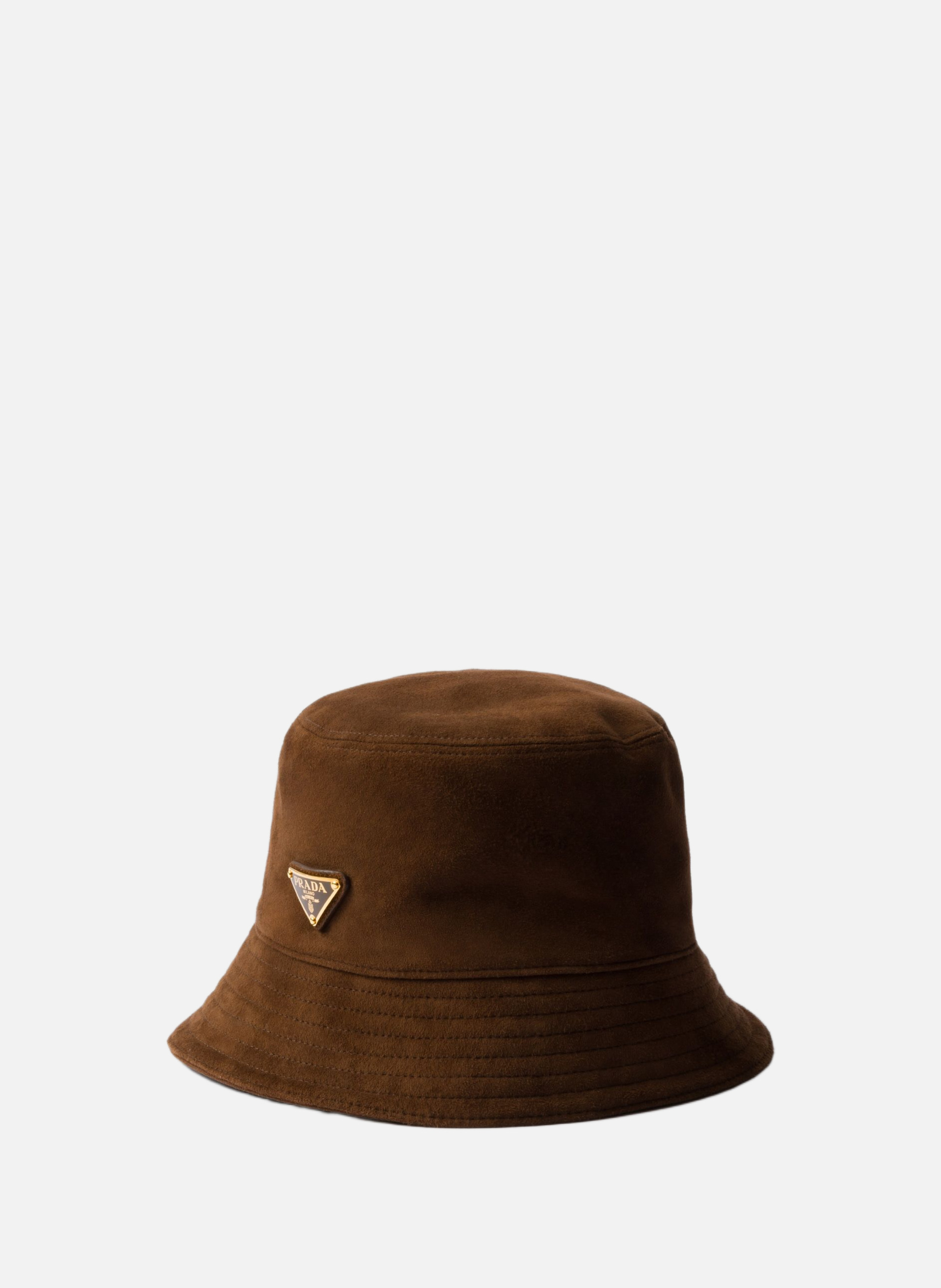 Bob en veau velours PRADA Marron