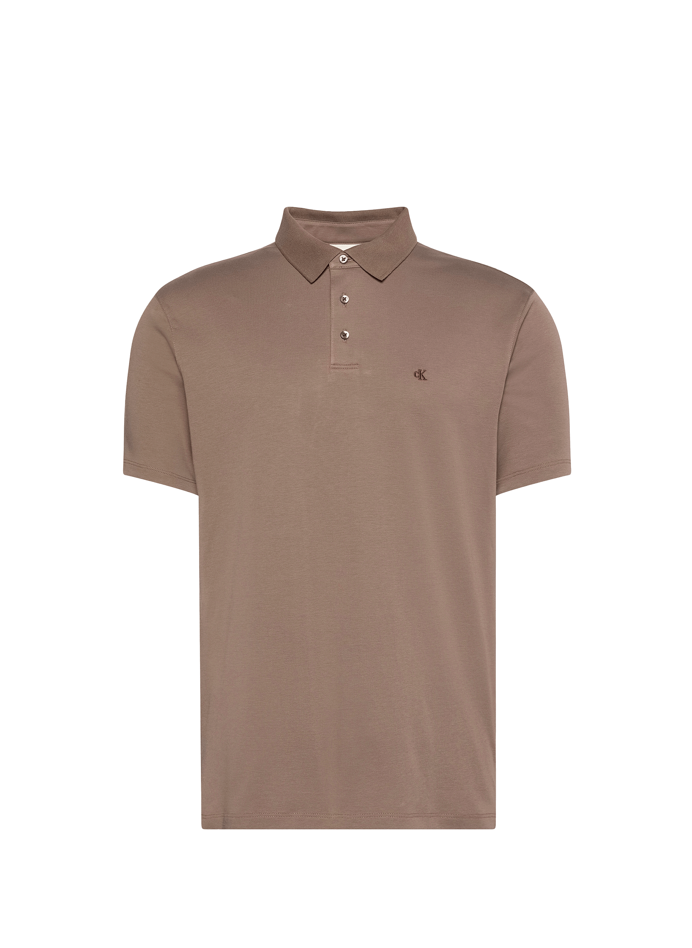  Cotton polo shirt  CALVIN KLEIN Brown