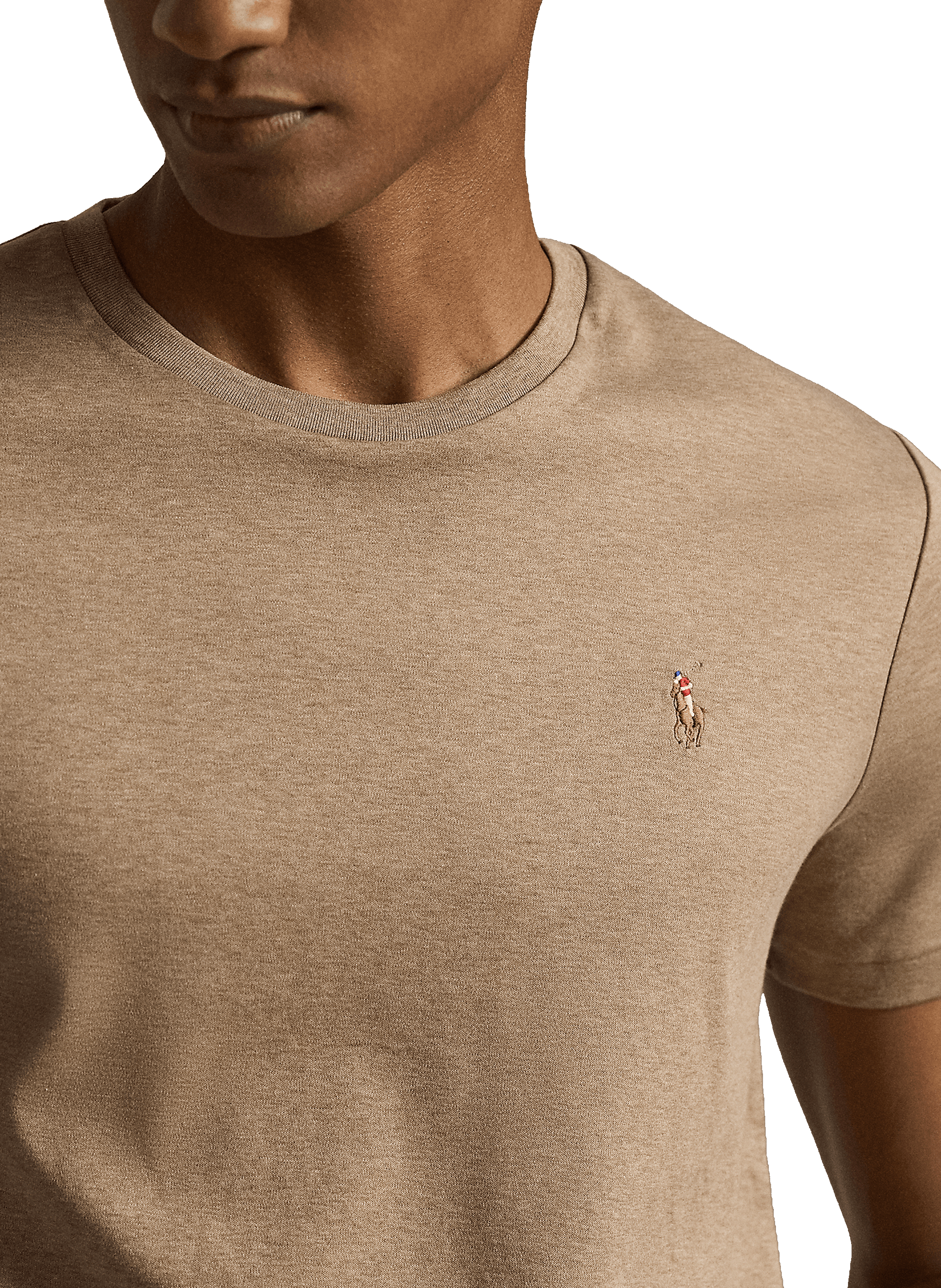 Classic Cotton T-Shirt POLO RALPH LAUREN Beige