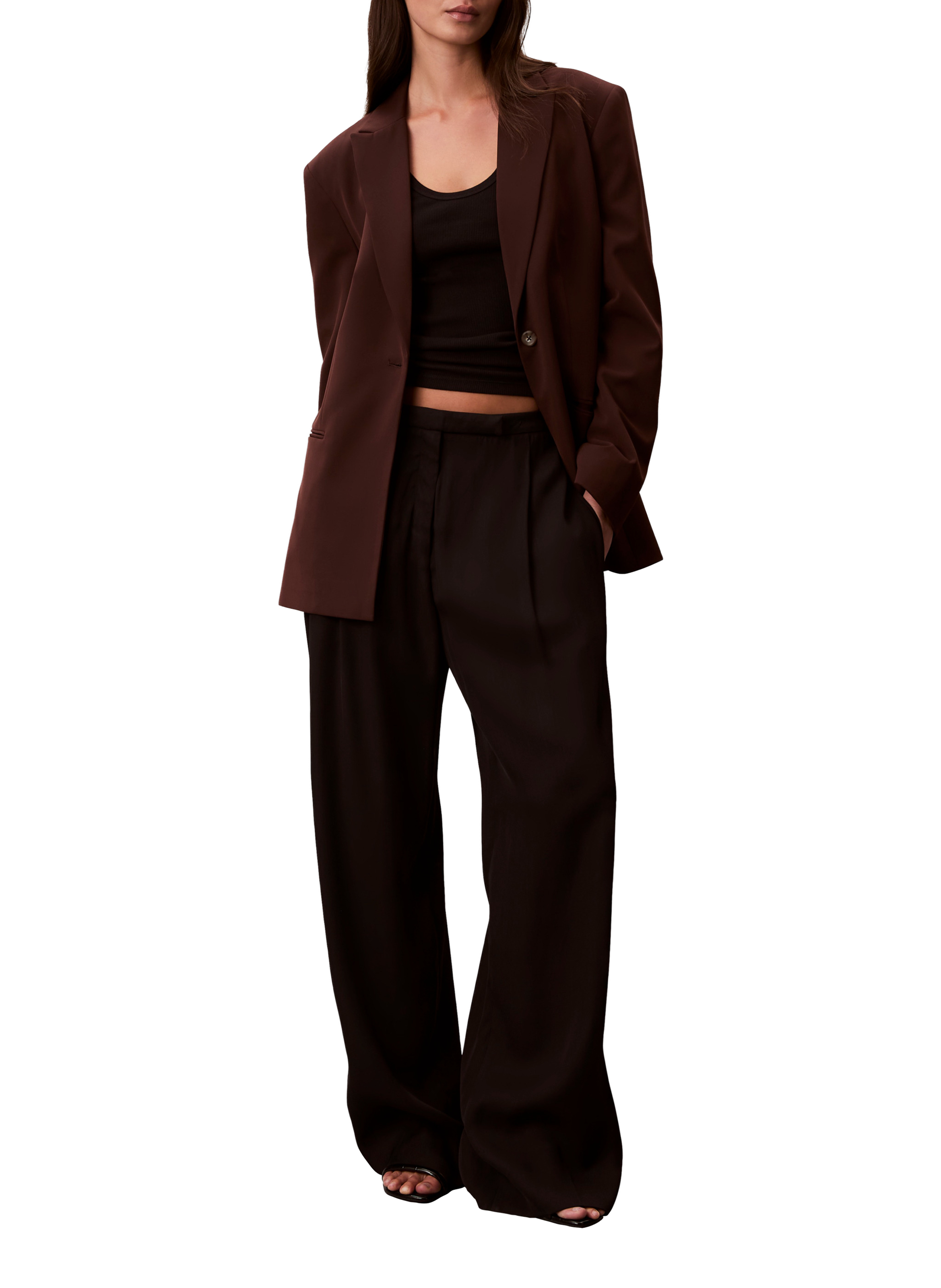 Blazer uni CALVIN KLEIN Marron