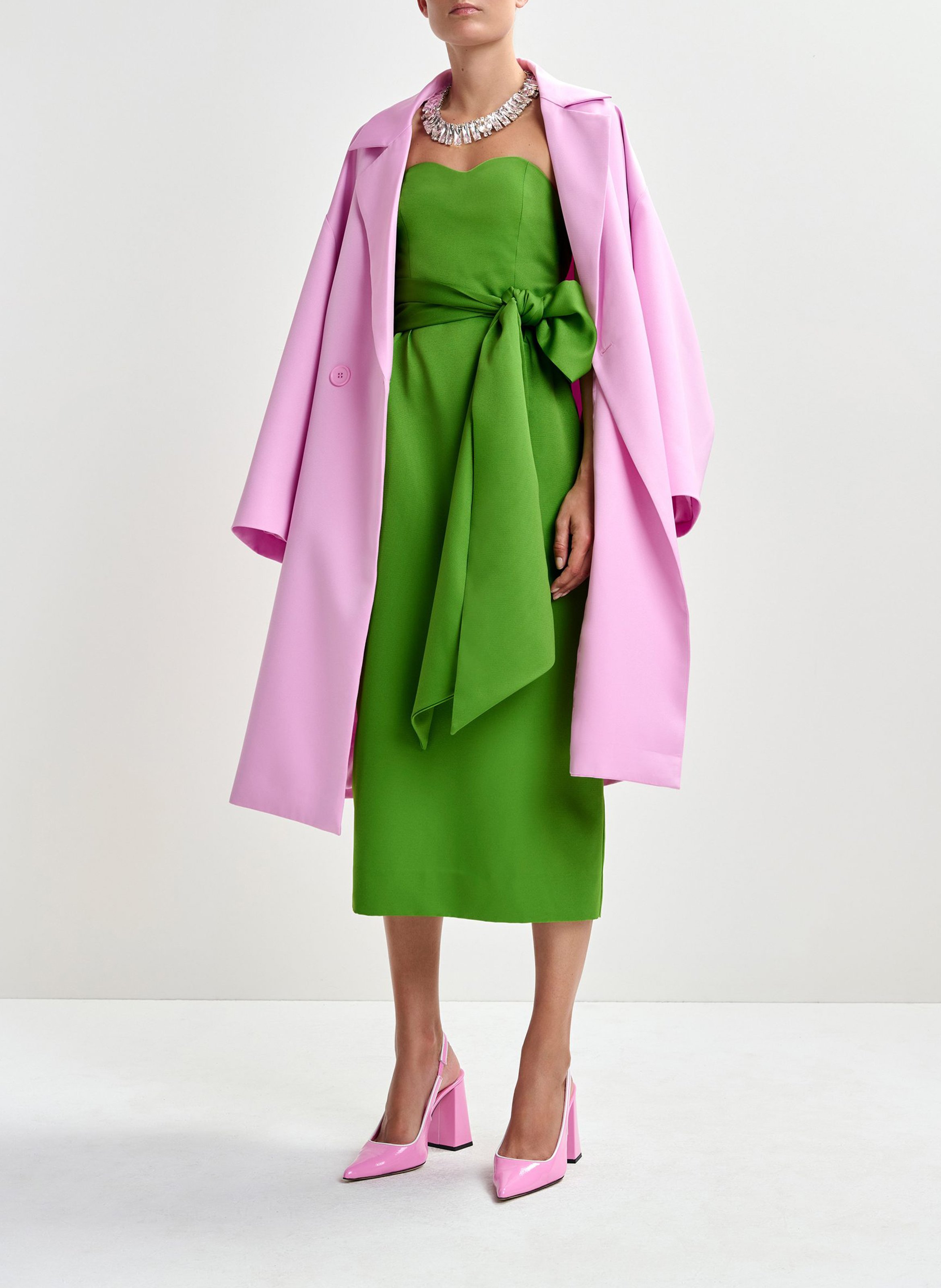 Robe midi bustier Juror ESSENTIEL ANTWERP Vert