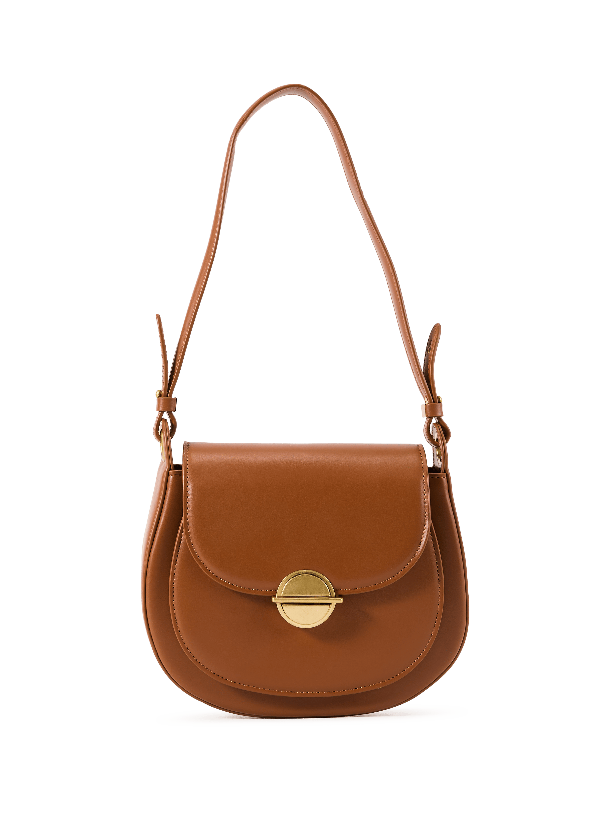 Crossbody messenger bag AU PRINTEMPS PARIS Brown