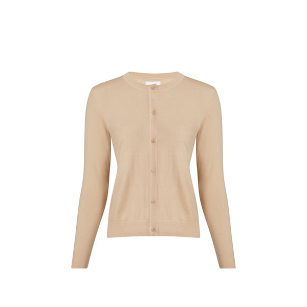 Cardigan droit Acad en laine mérinos Cardigan droit Acad en laine mérinos