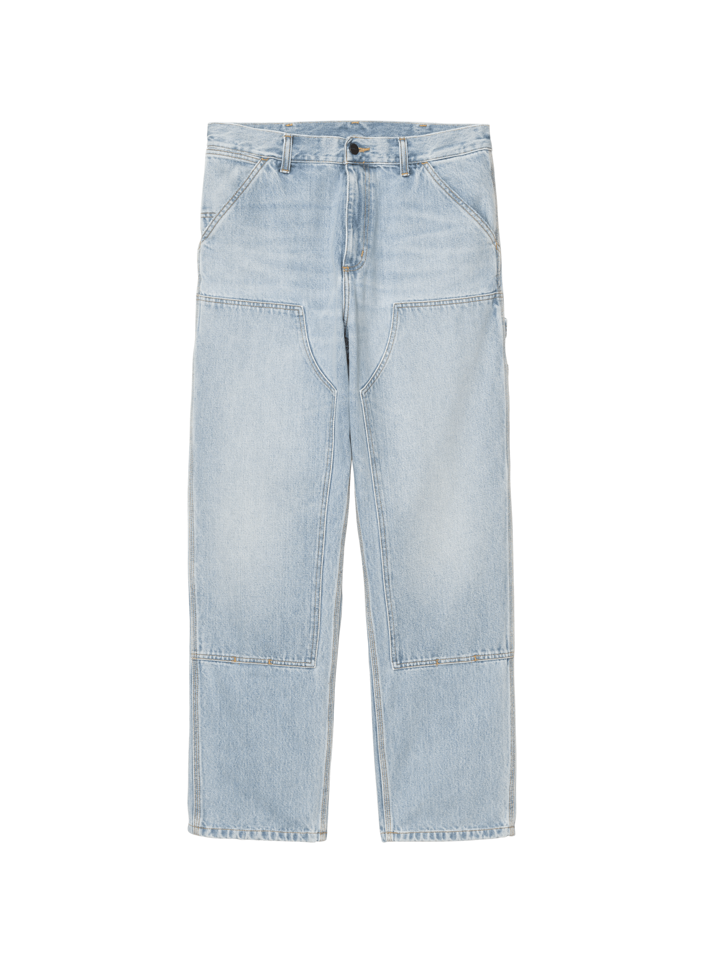 Jean droit en coton  CARHARTT WIP Bleu