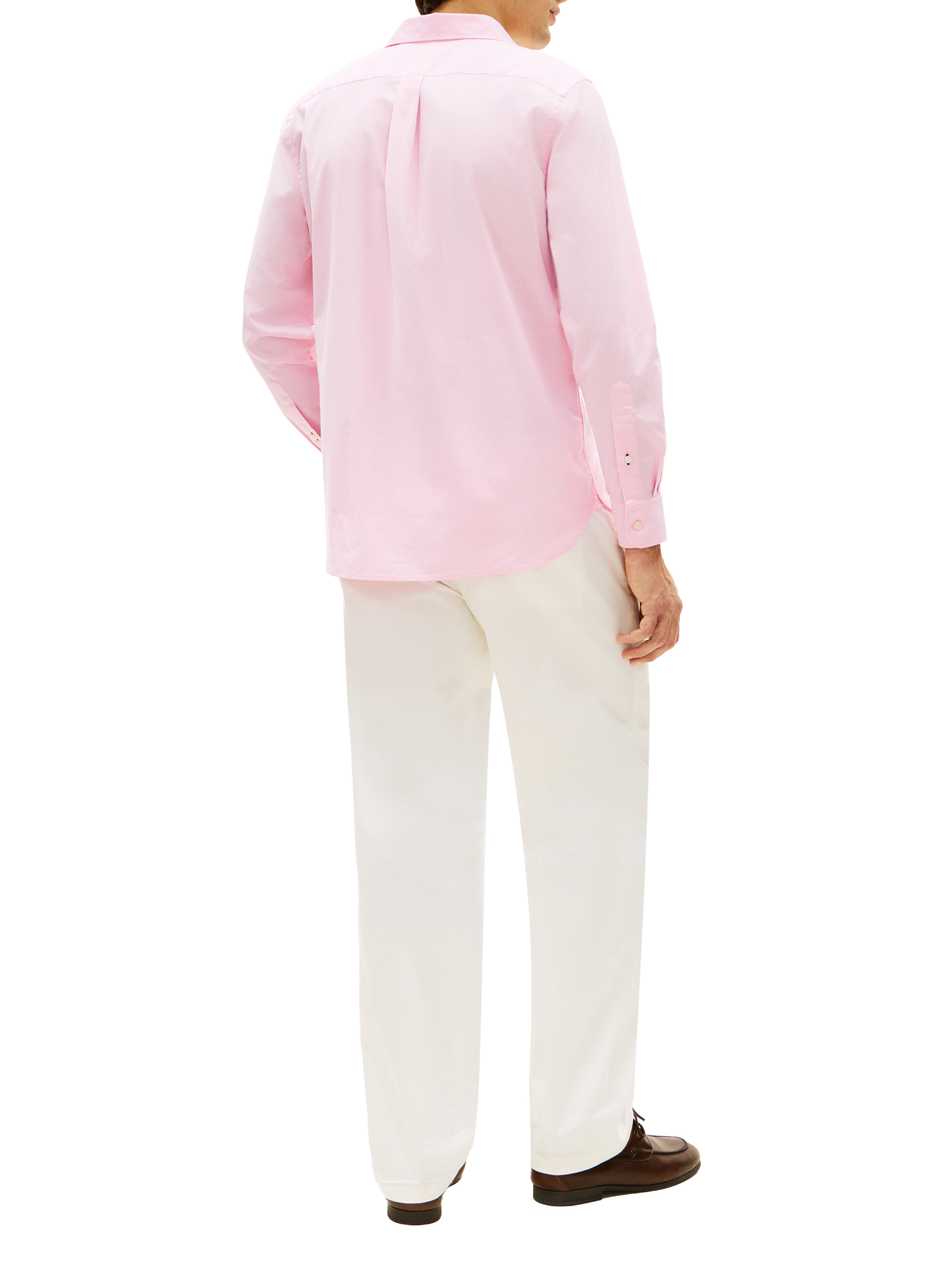 Leichte Slim-Fit Baumwollmischhemd TOMMY HILFIGER Rosa