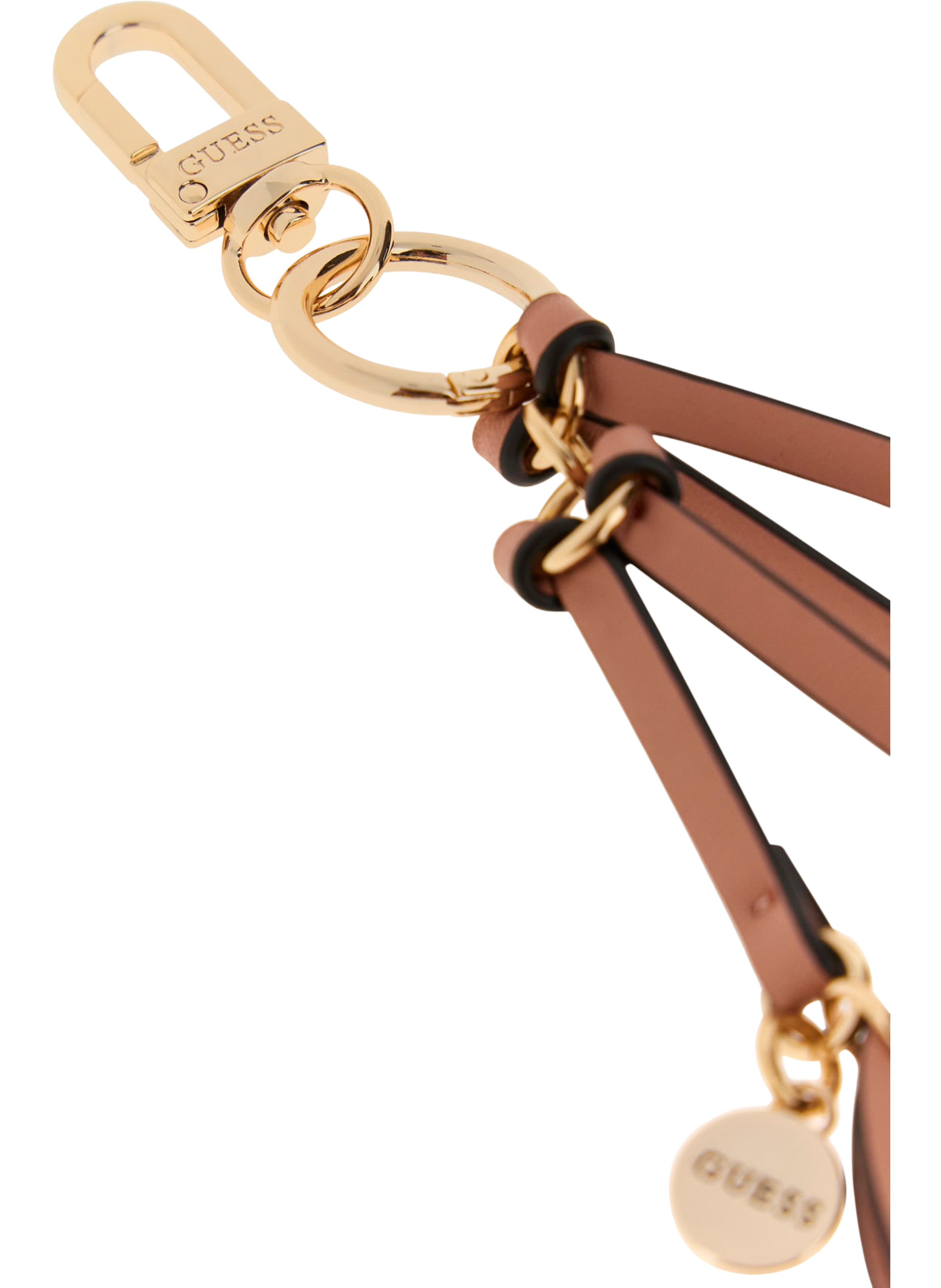 Porte-clés Ofelia à motif florale GUESS Rose