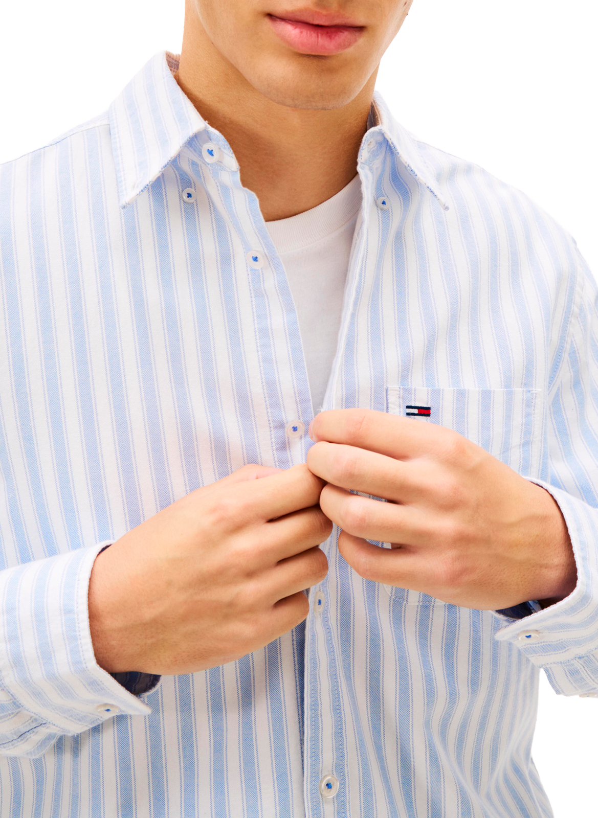 Striped cotton shirt TOMMY HILFIGER Multicolour