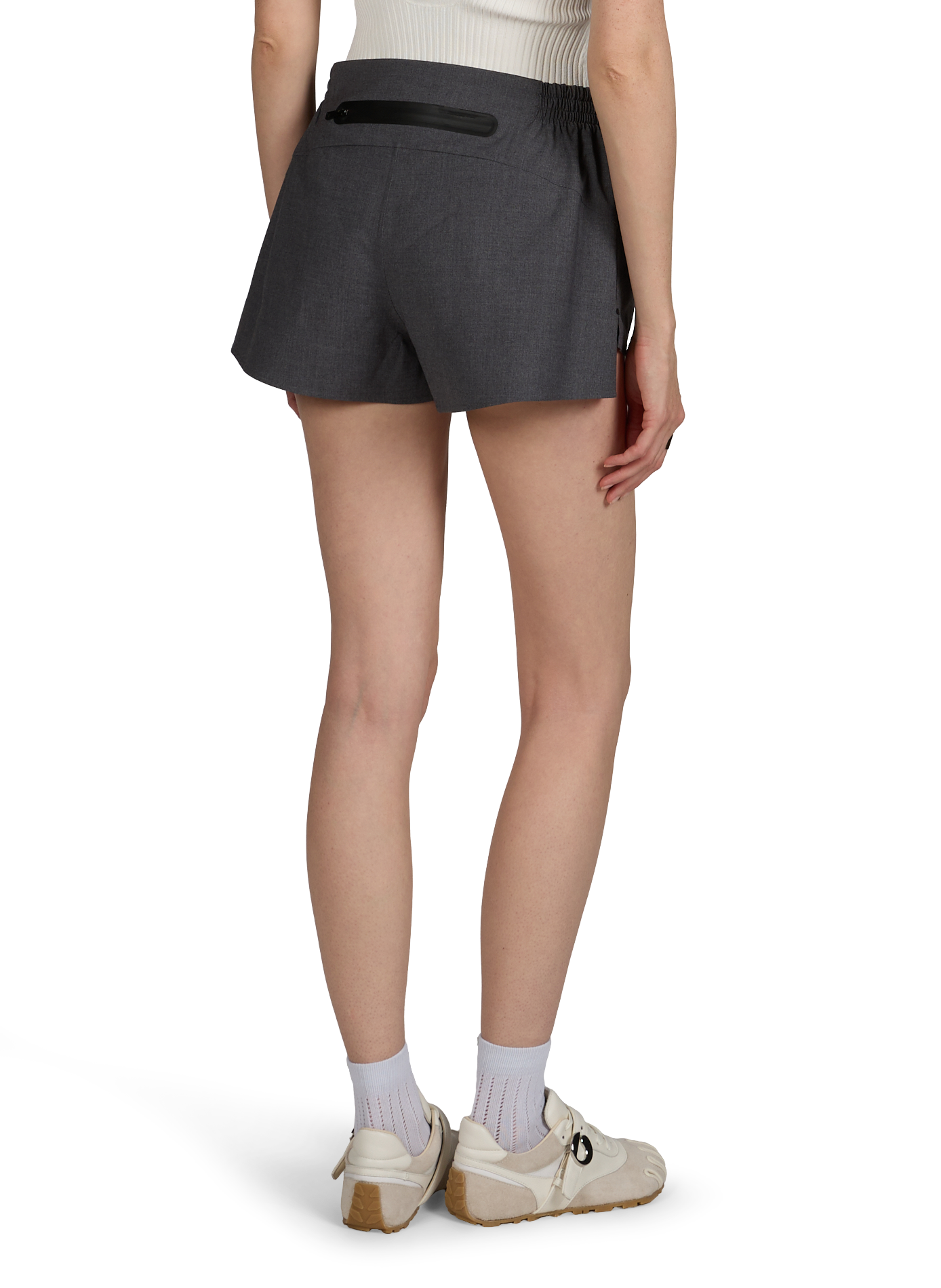 Mini shorts with elastic waistband COPERNI Grey