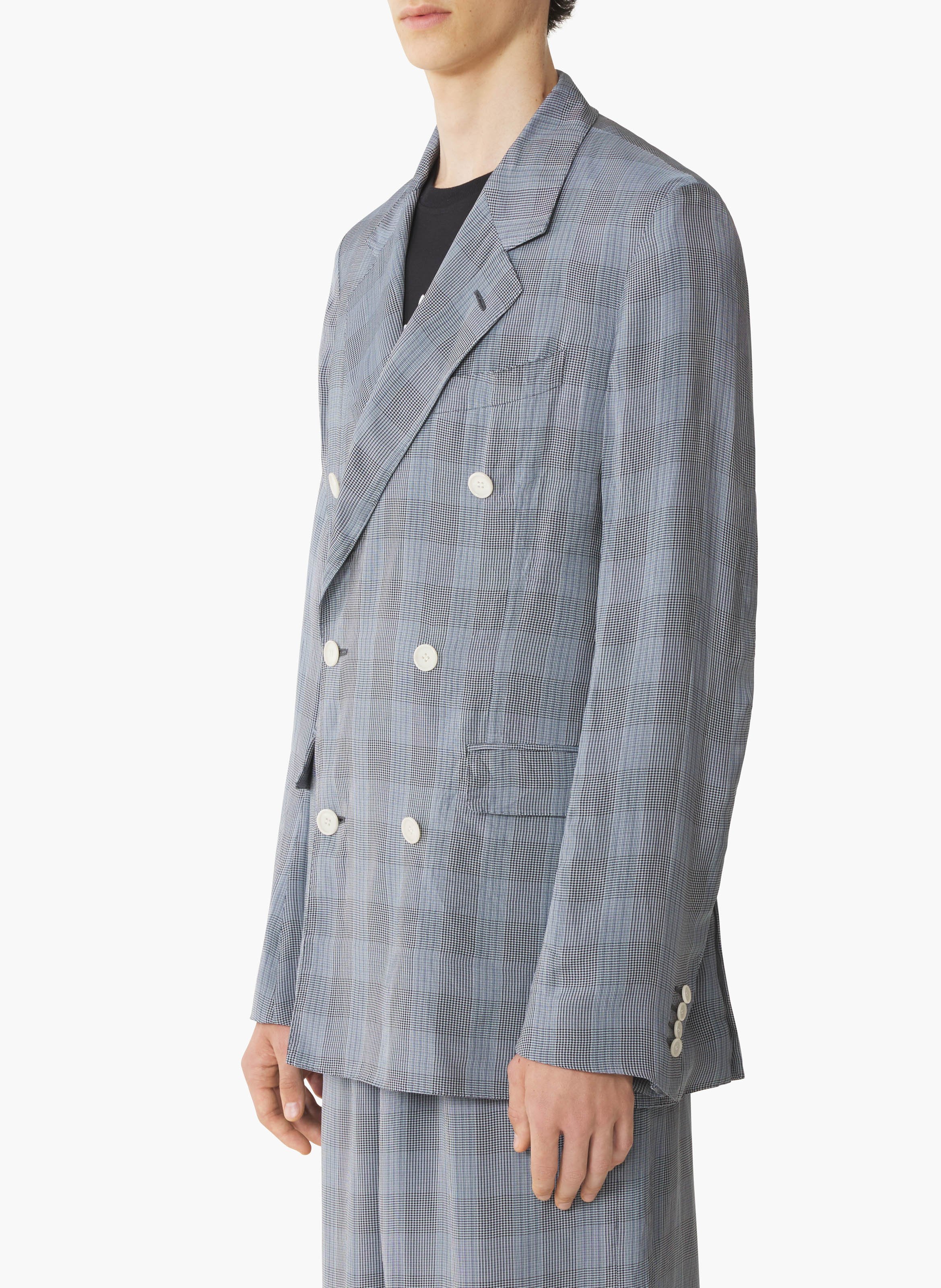 Veste croisée en viscose LANVIN Bleu