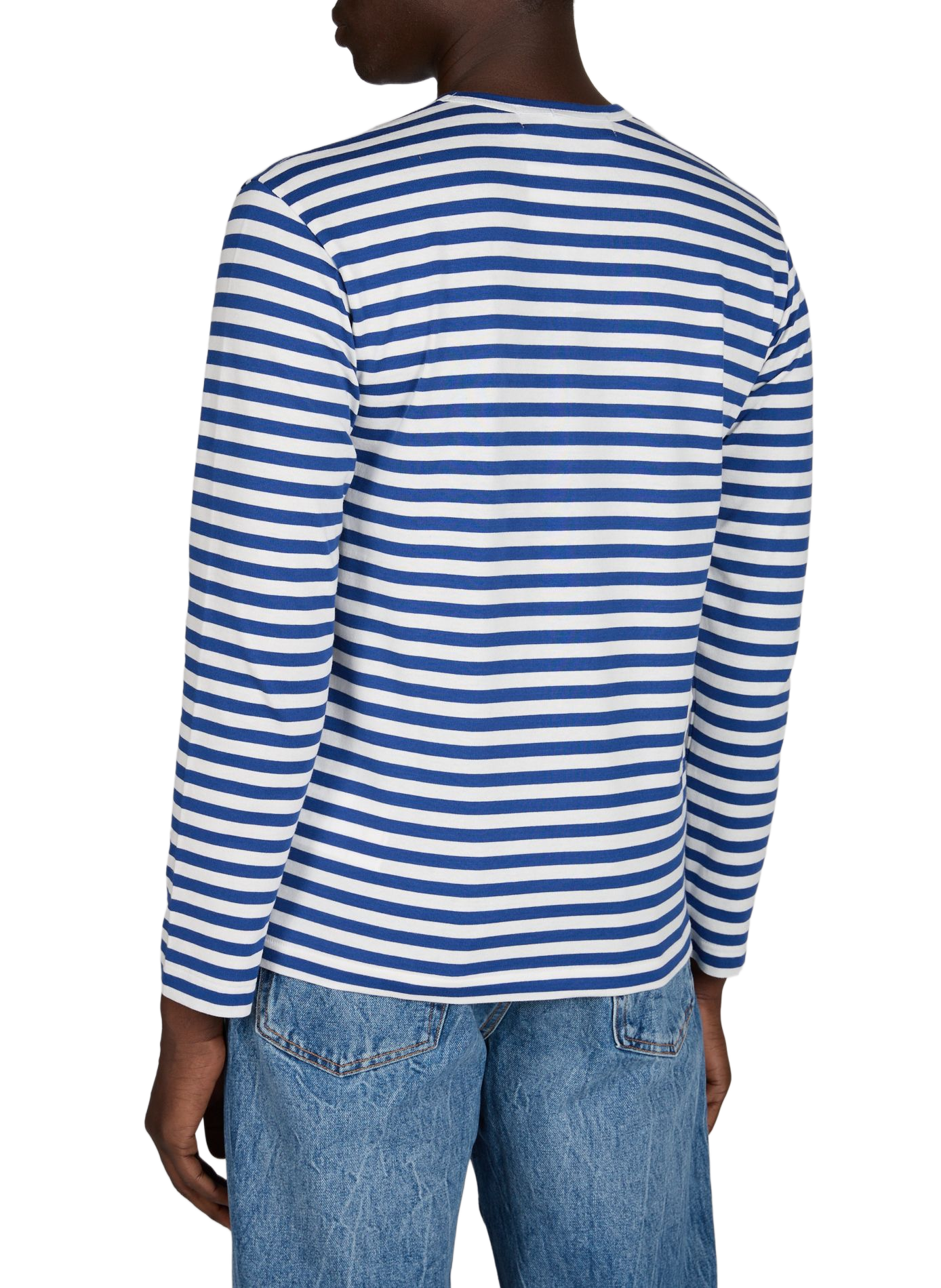 T-shirt à rayures en coton COMME DES GARCONS PLAY Multicolore