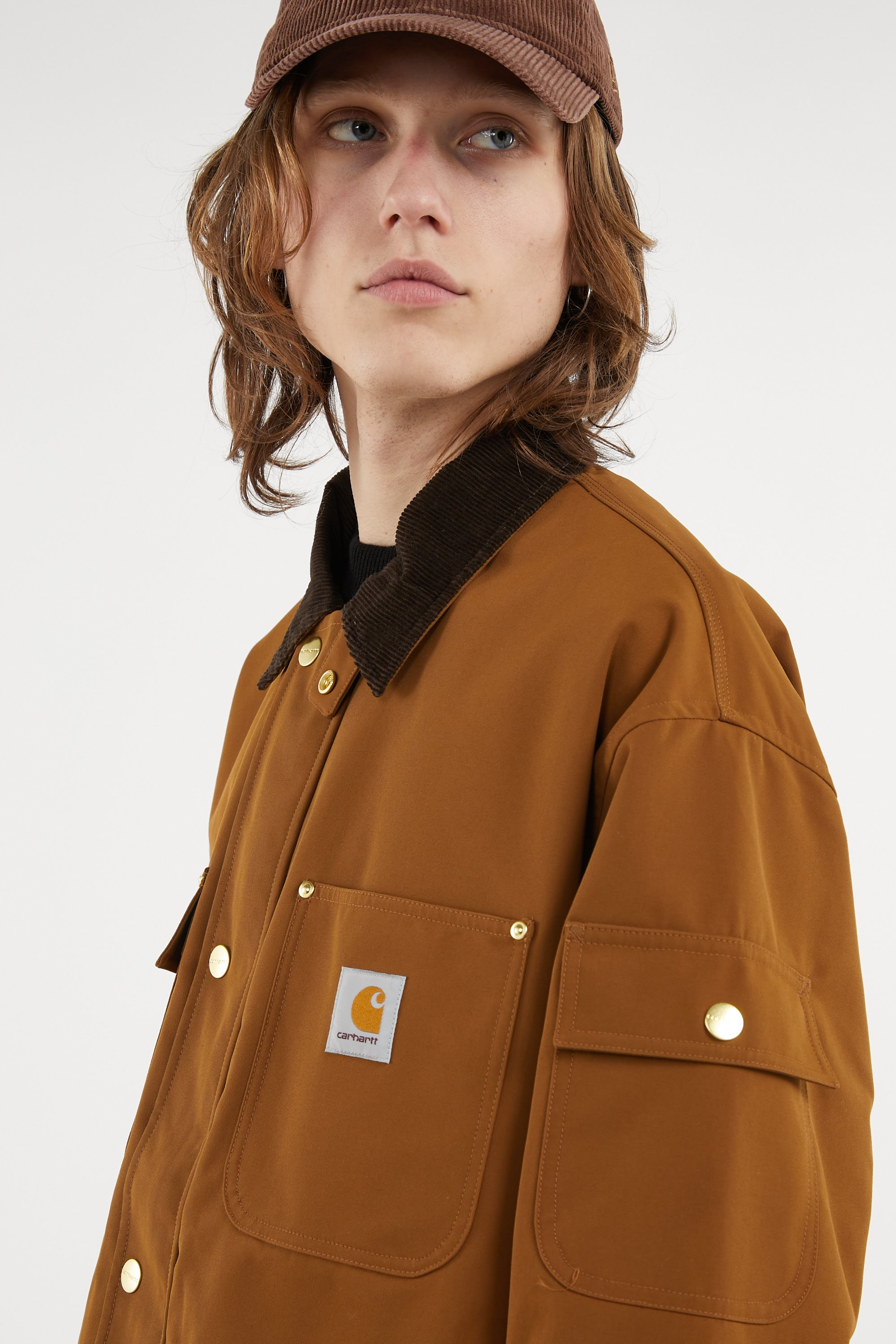 Veste clapton jacket CARHARTT WIP Marron