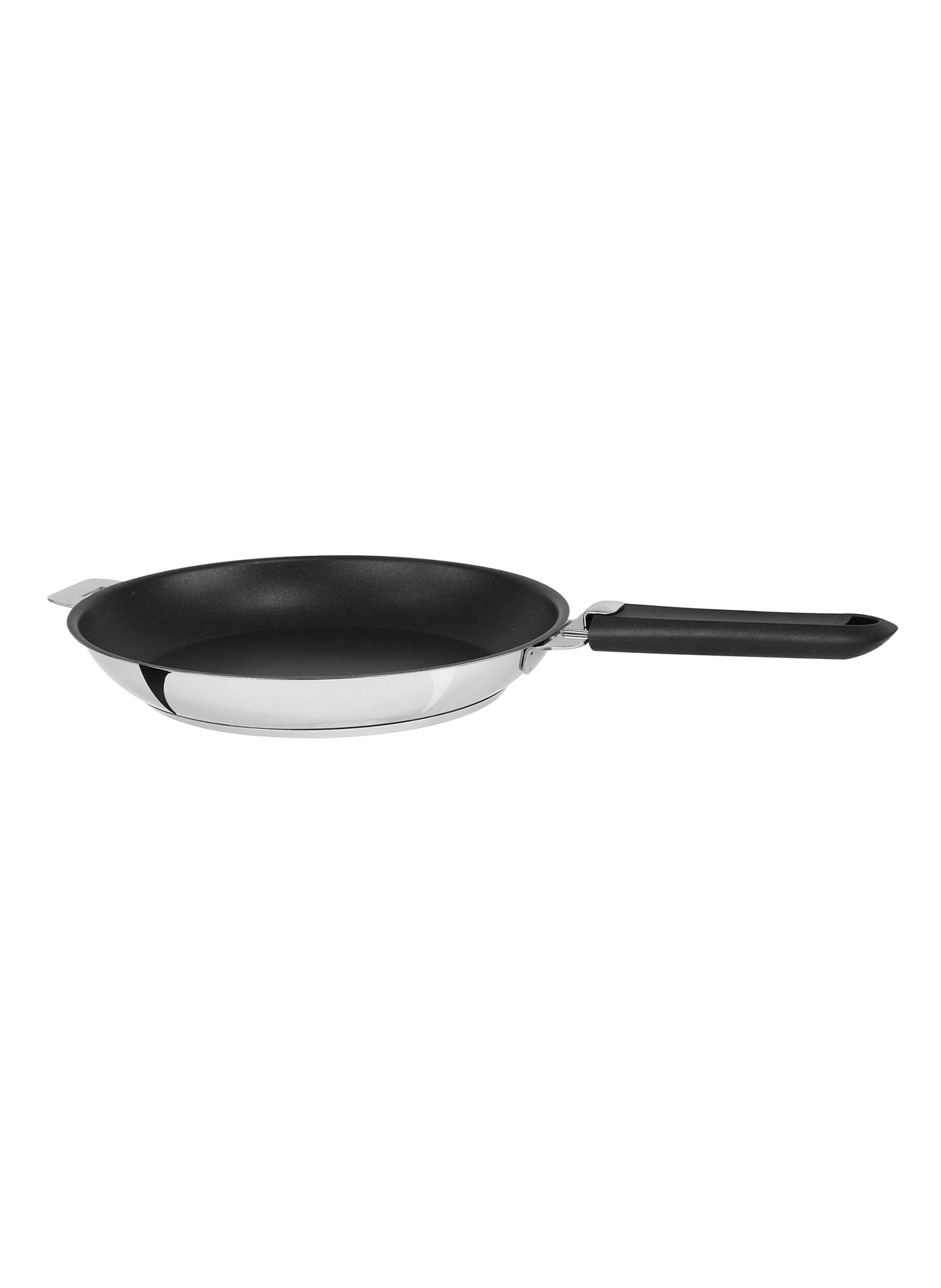 Poêle anti-adhésive Mutine en inox CRISTEL Gris
