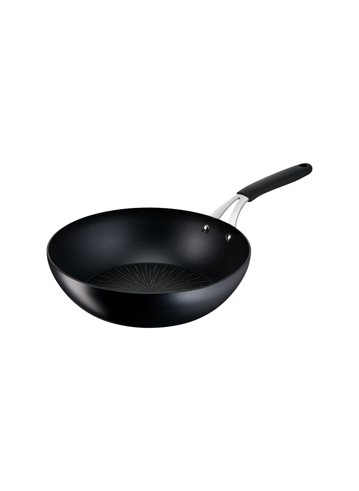 Wok-Grill Tempra mit Antihaftbeschichtung LAGOSTINA Schwarz