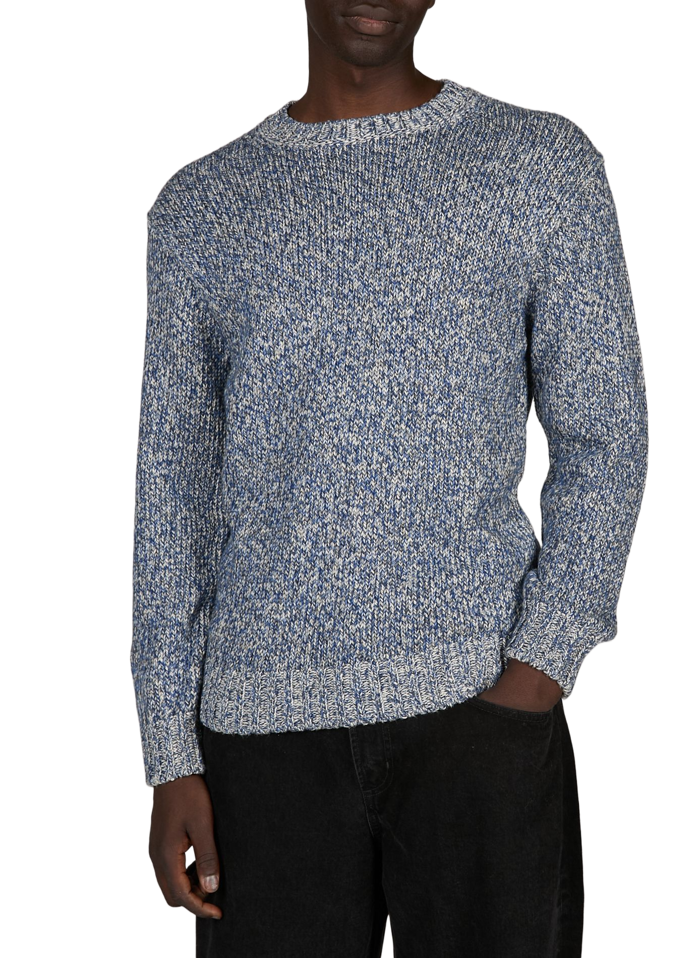 Pull tissé en maille CLOSED Bleu