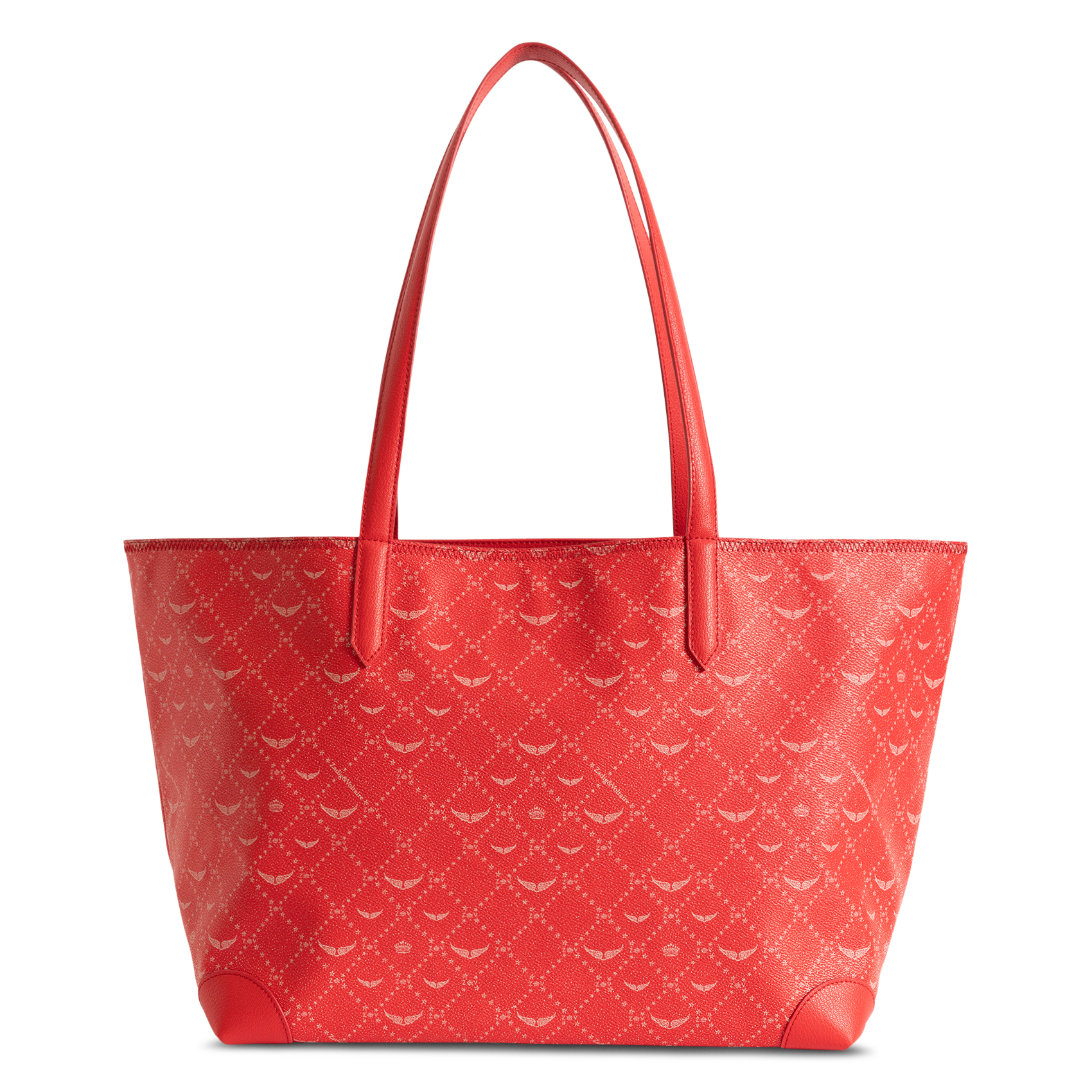 Sac cabas à imprimé monogramme z shopper ZADIG&VOLTAIRE Rouge