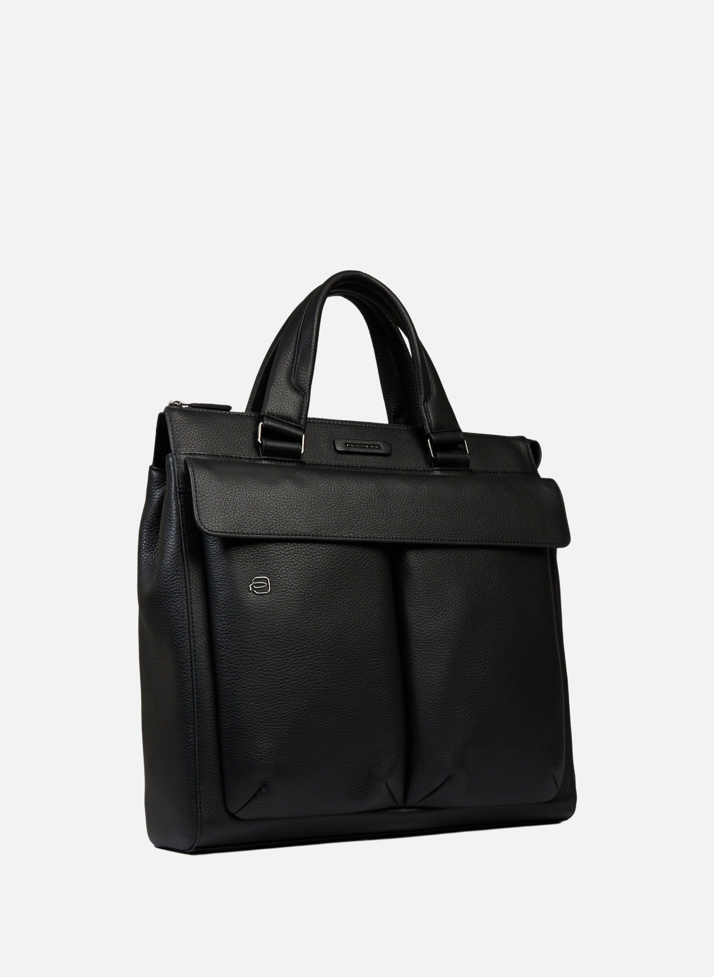 Tote bag d'ordinateur 13,3" PIQUADRO Noir