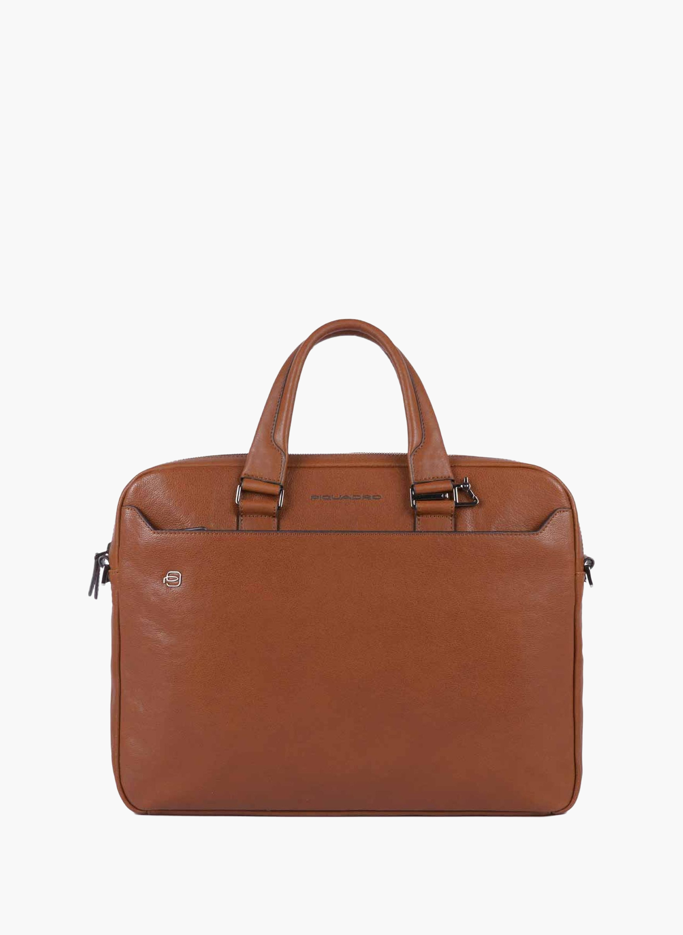 Laptop tas 15,6" met twee compartimenten PIQUADRO Bruin