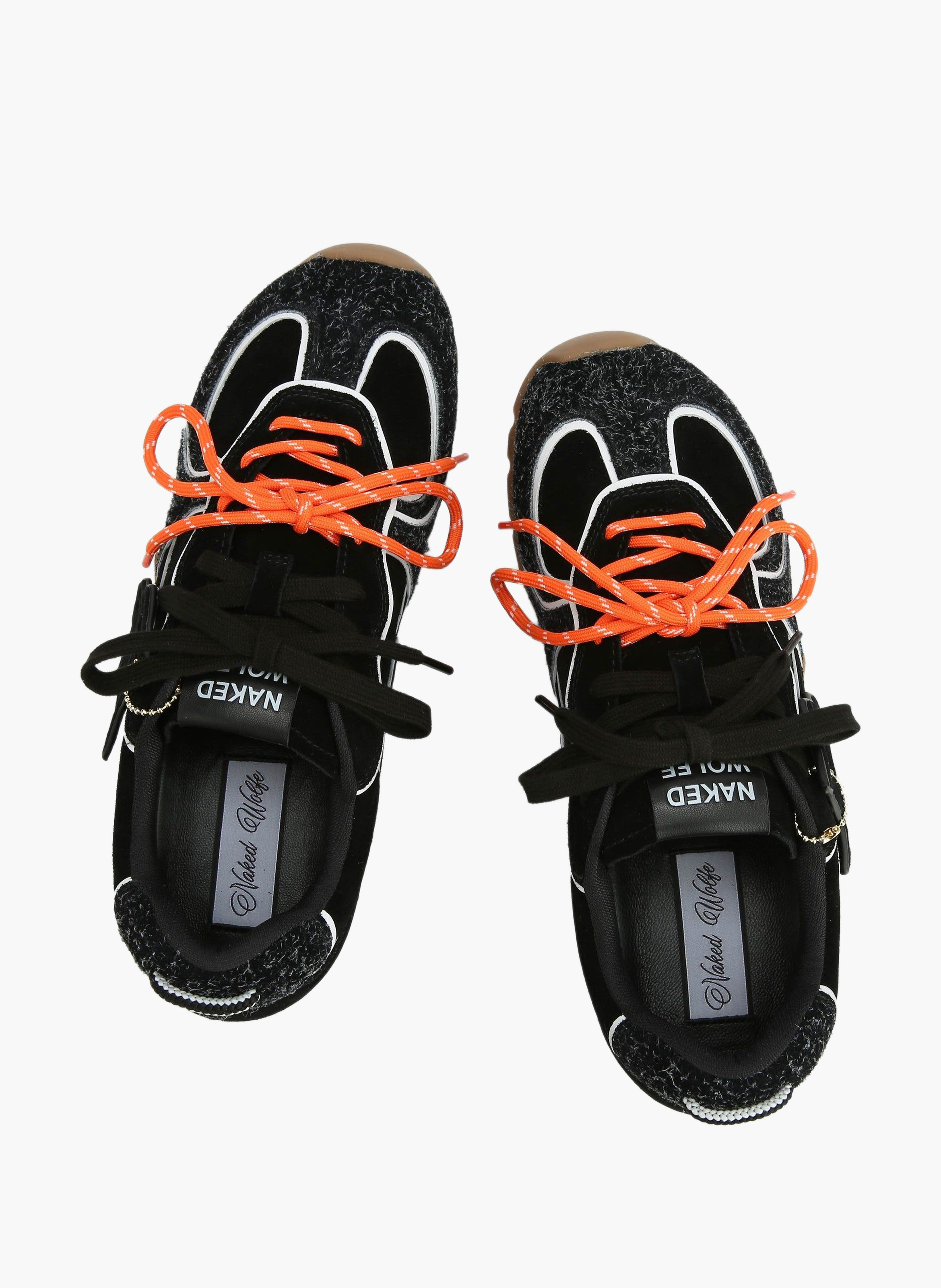 Baskets ace m en daim NAKED WOLFE Noir