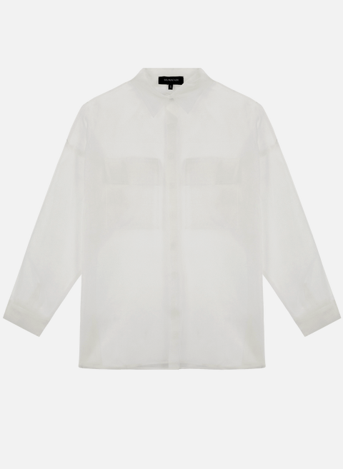 Silk organza shirt WhiteSELMACILEK 