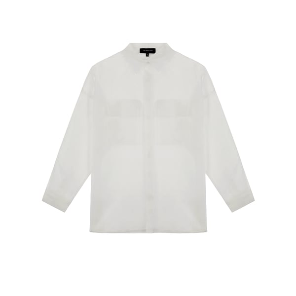 Chemise en organza de soie