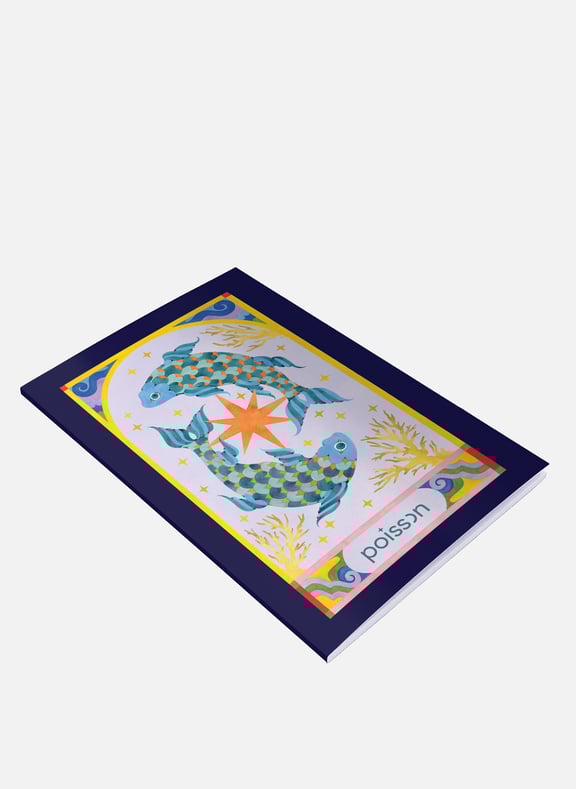 Carnet Poisson Multicolore by LOU BENESCH LOU BENESCH Carnet Poisson Multicolore