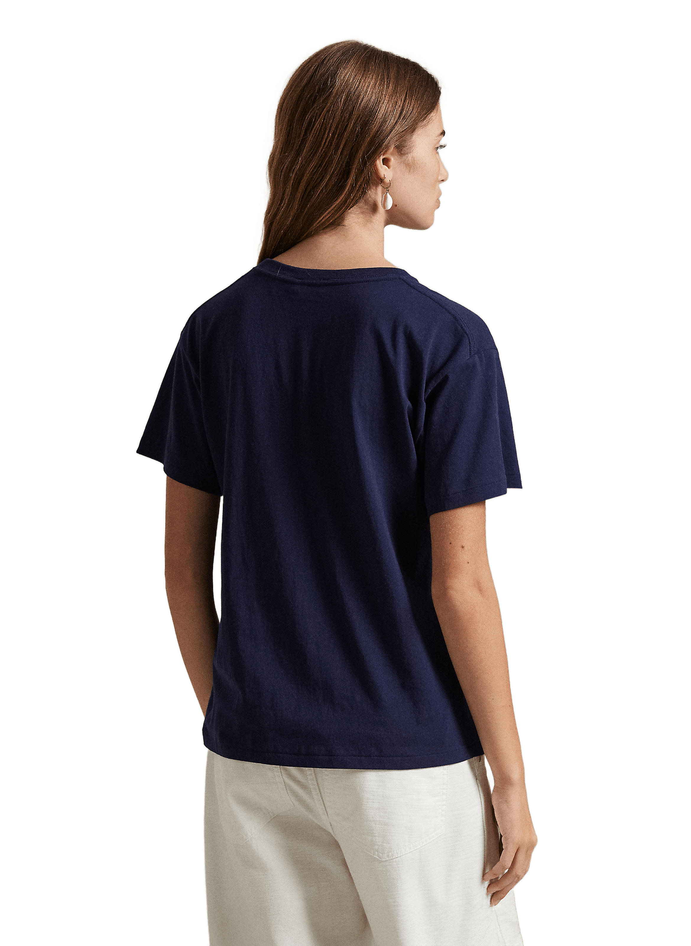 T-shirt à logo en coton POLO RALPH LAUREN Bleu