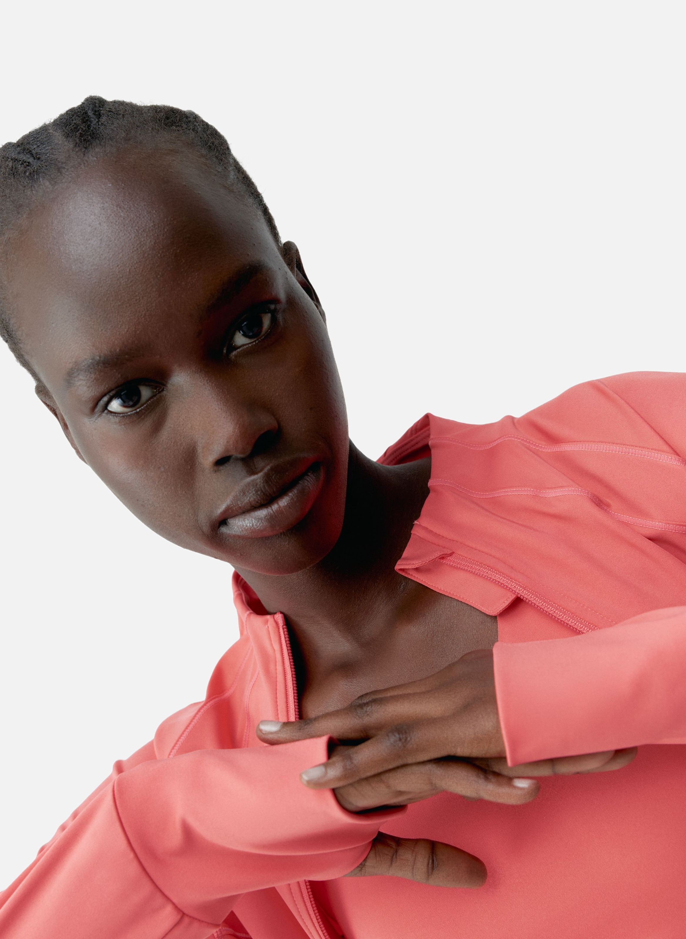 Veste de sport zippée performance athleisure flippo BORN LIVING YOGA Rose