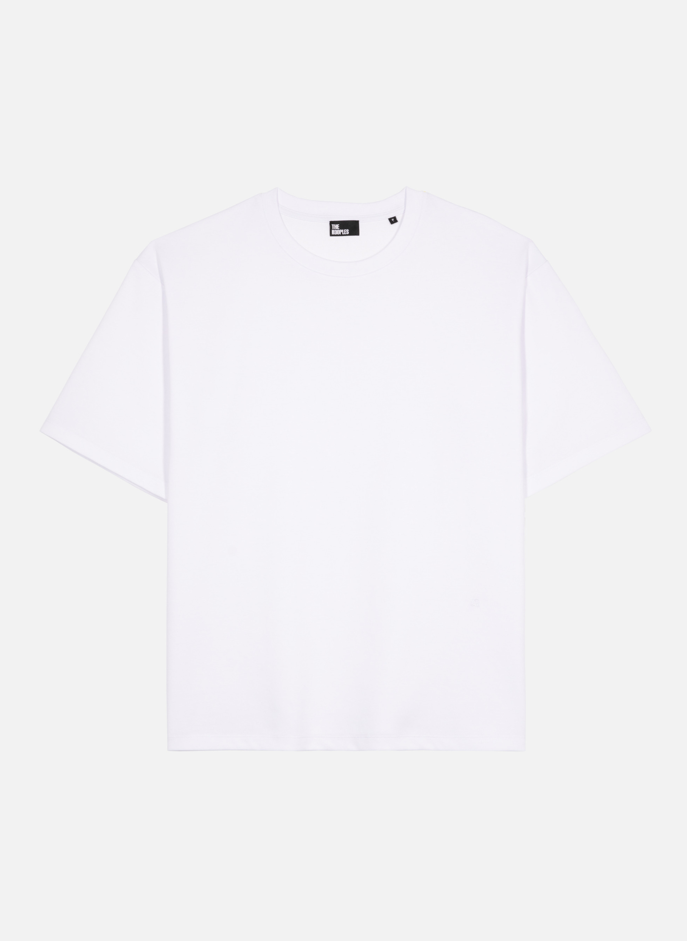 T-shirt mixte large uni THE KOOPLES Blanc