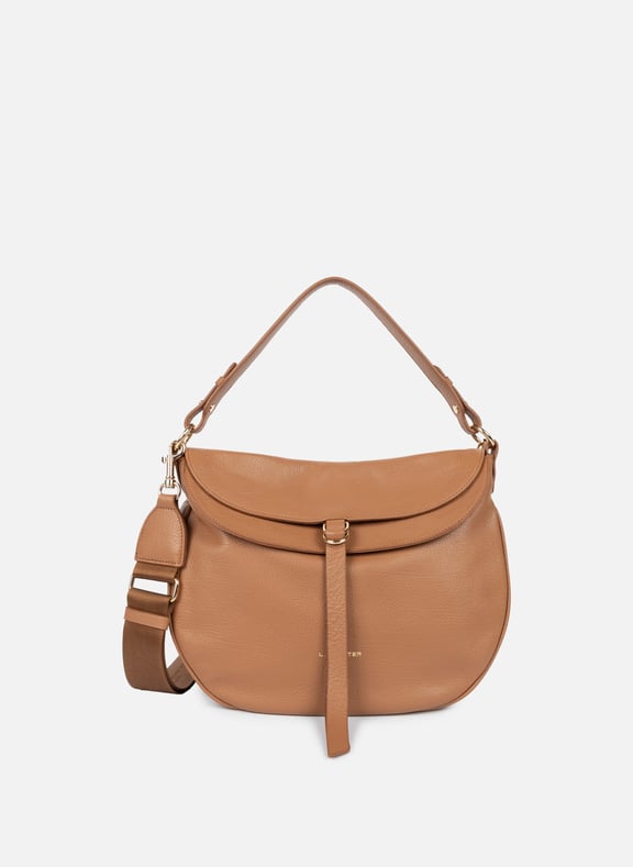 Large shoulder bag - Dune Gaia Brown by LANCASTER LANCASTER Large shoulder bag - Dune Gaia Brown