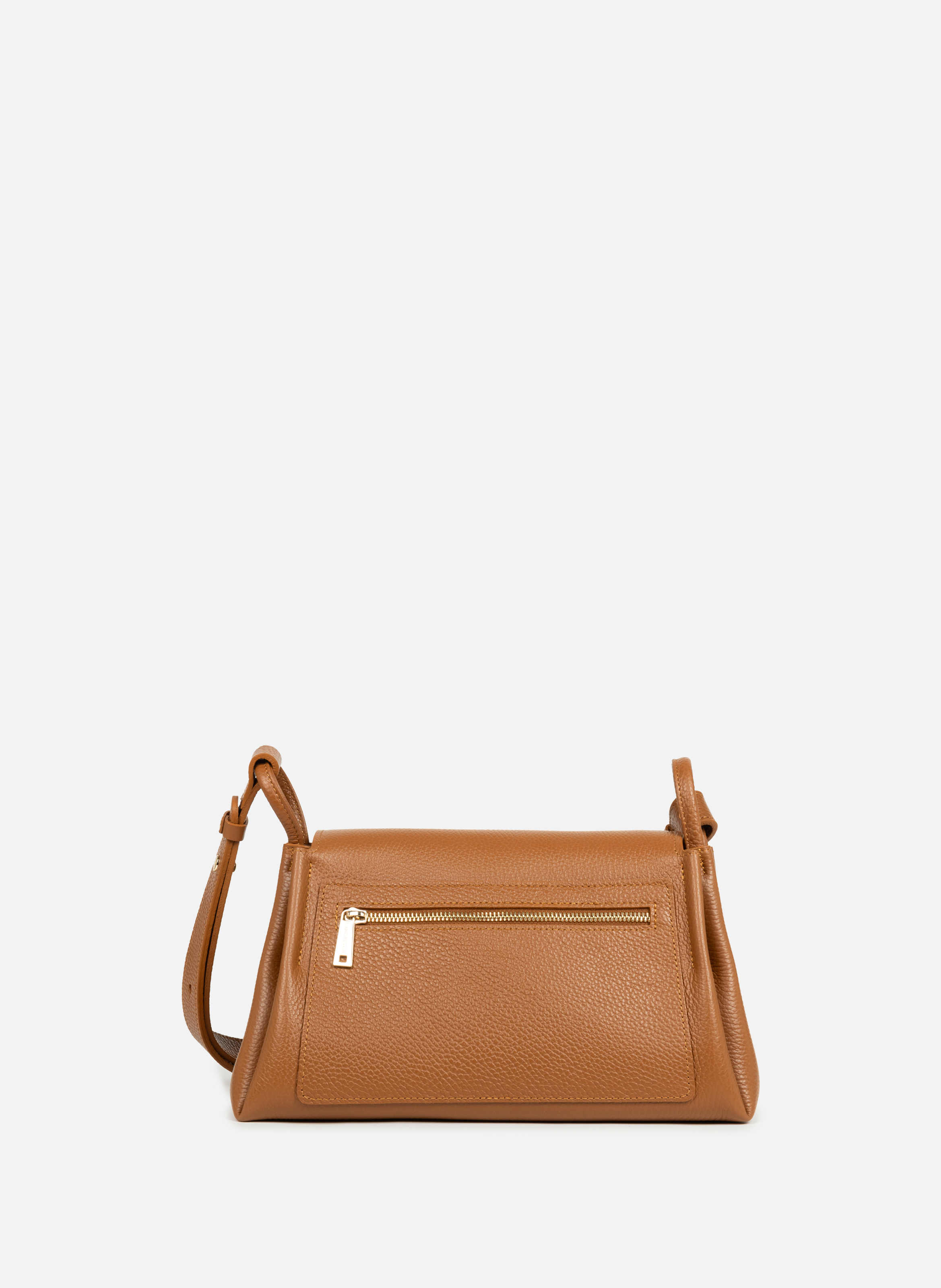 Grand sac trotteur - accordéon double Marron