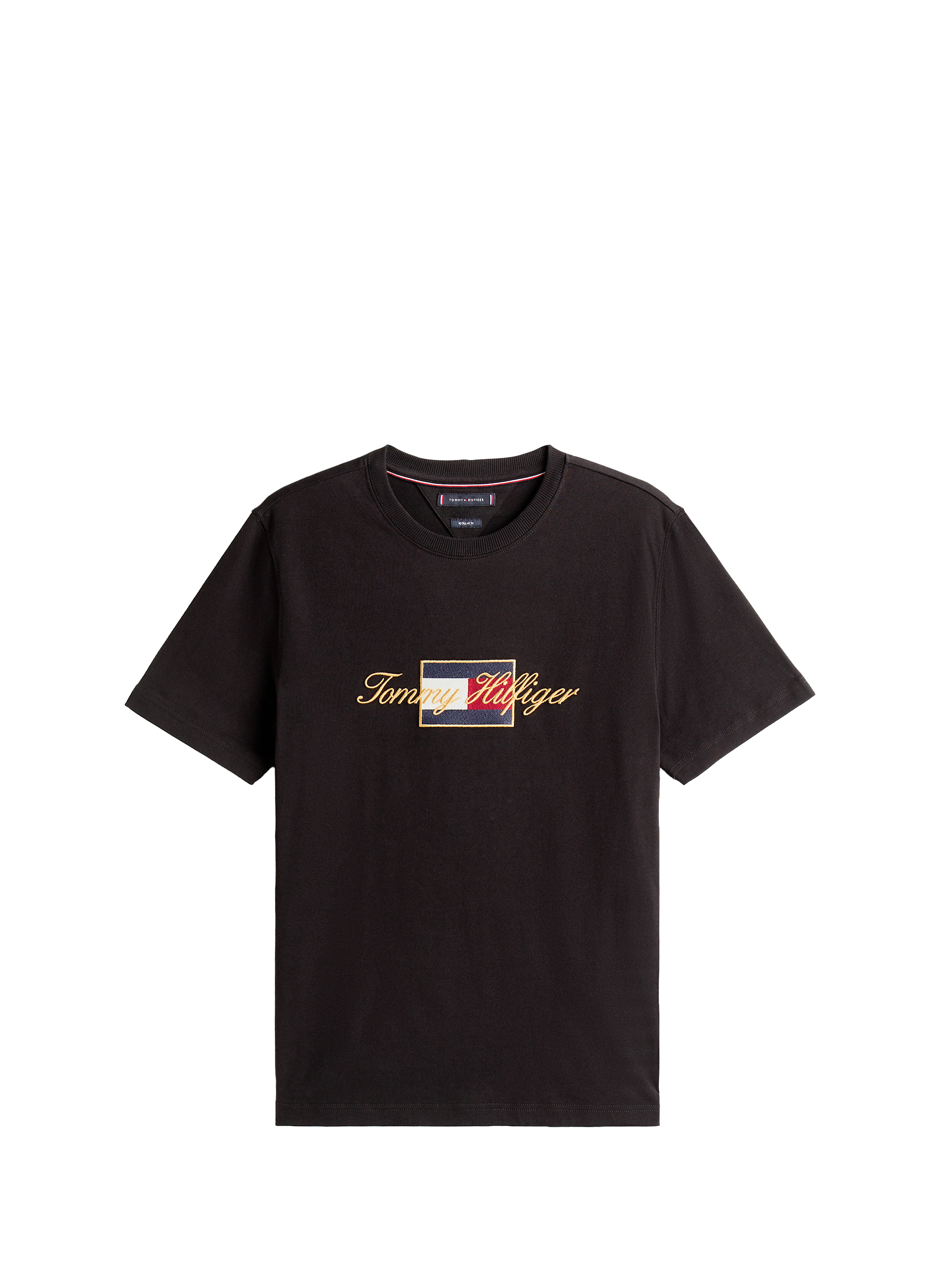 Cotton Logo T-shirt TOMMY HILFIGER Black