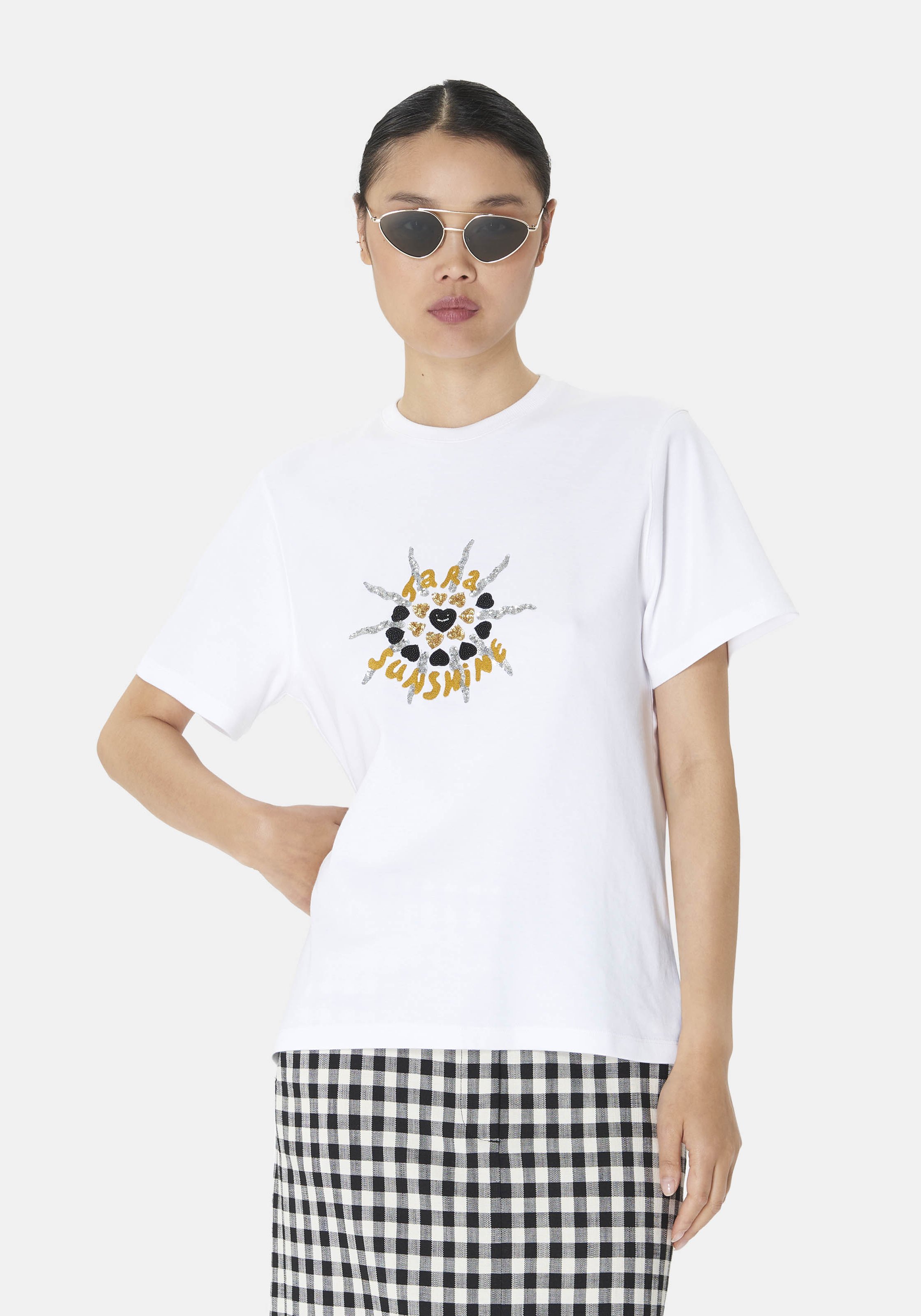 T-shirt tarasun TARA JARMON Blanc