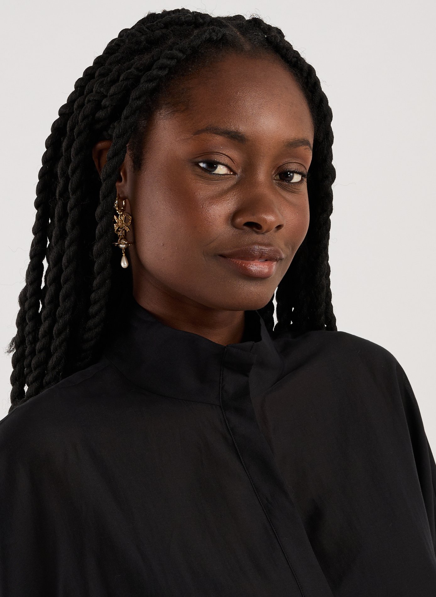 Chemise ample ADOLFO DOMINGUEZ Noir