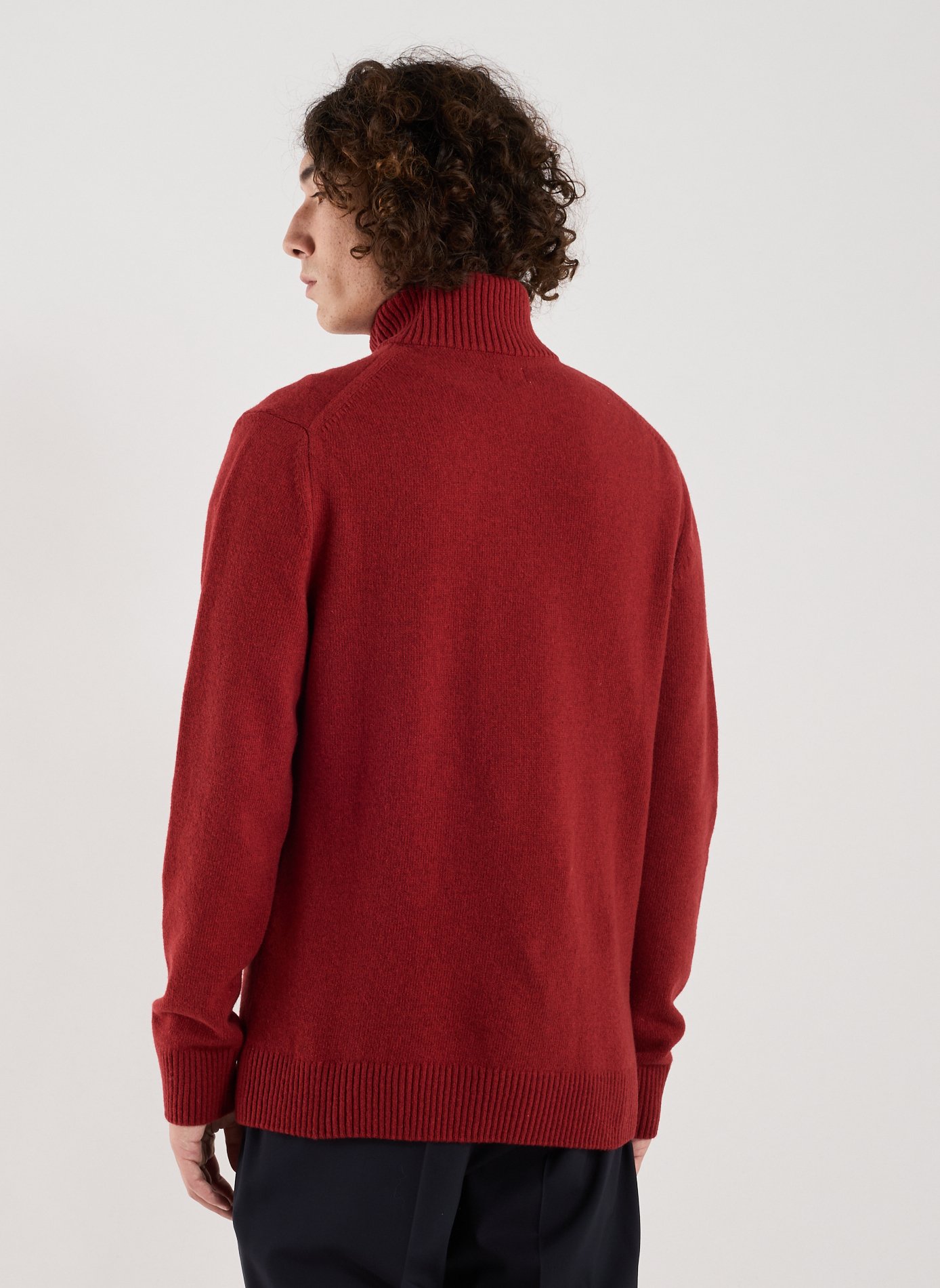 Knit Gefil Sweater AU PRINTEMPS PARIS Red