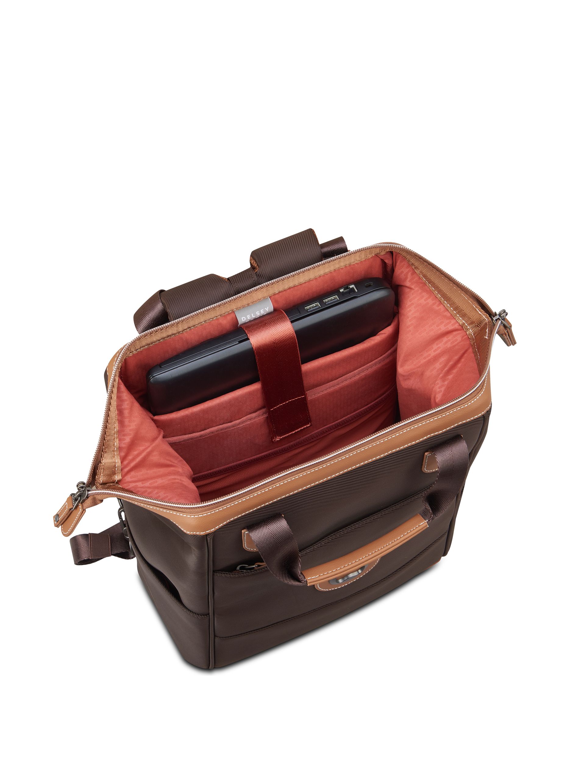 Sac a dos  souple taille xs - chatelet air 2.0 DELSEY PARIS Marron