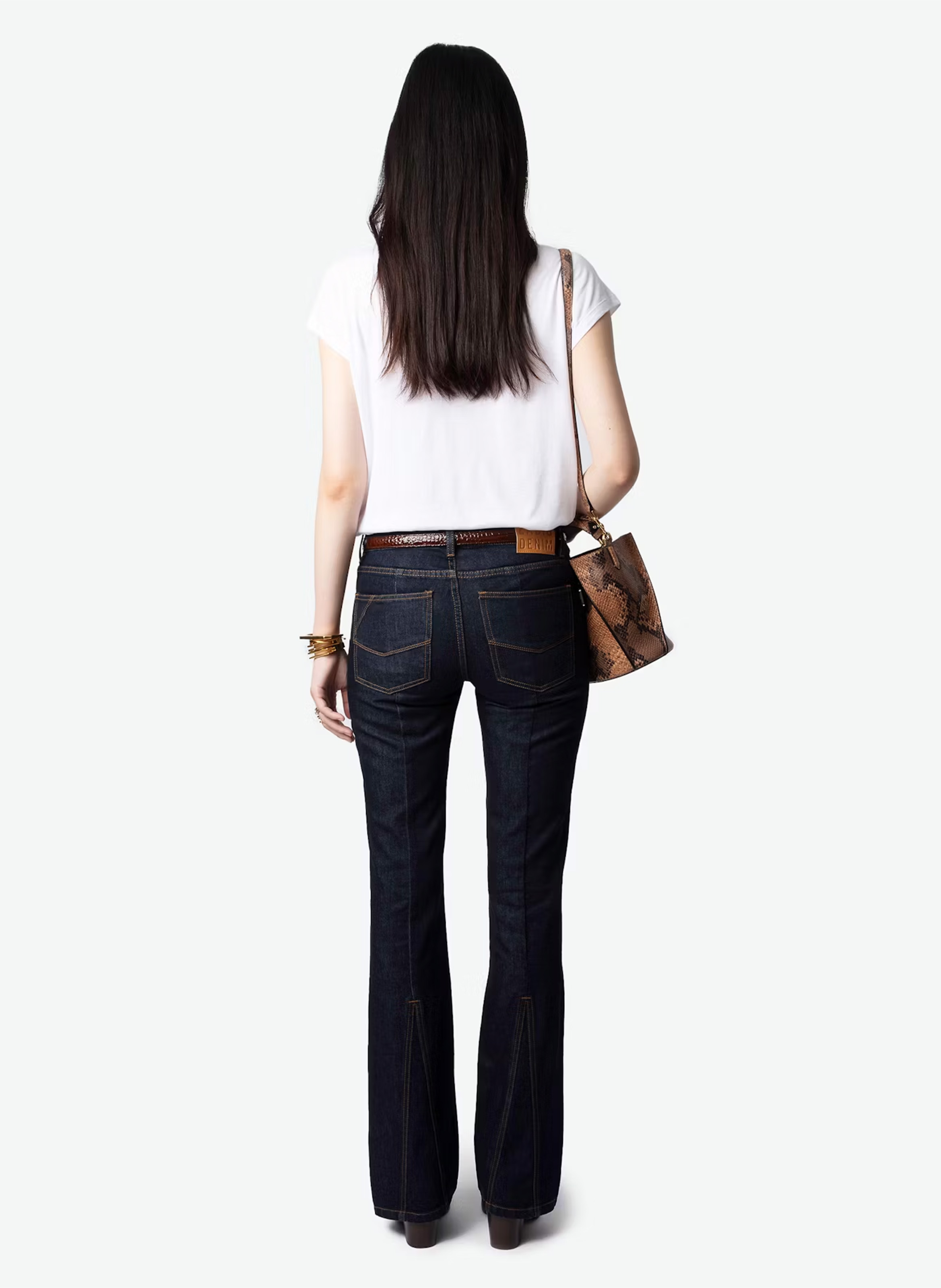 Jean flare en coton eclipse ZADIG&VOLTAIRE Bleu