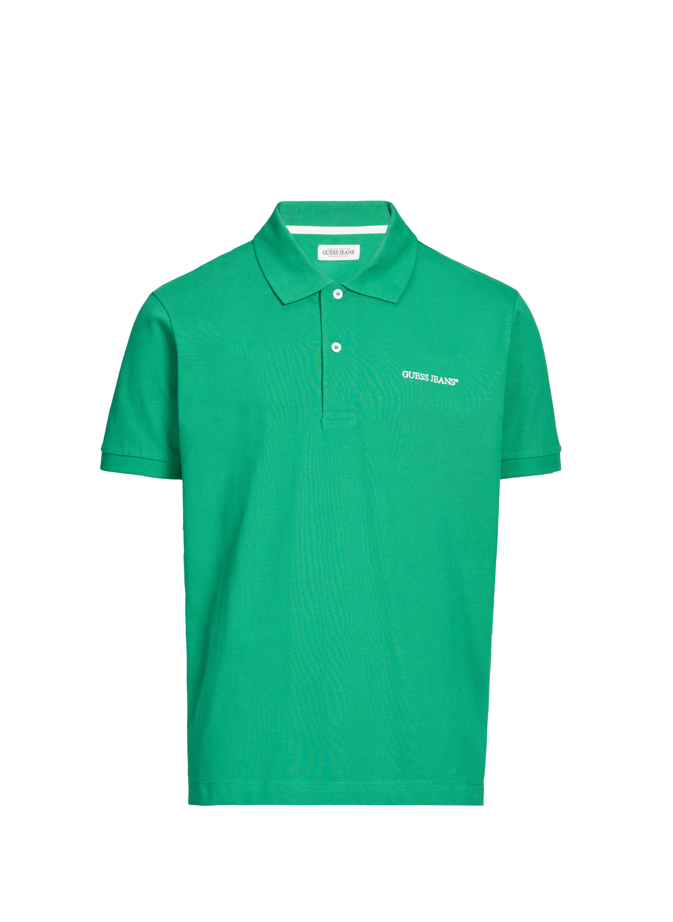 GUESS  Cotton polo shirt  Green
