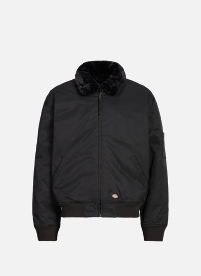 Einfarbige Jacke mit klassischem Kragen DICKIES Einfarbige Jacke mit klassischem Kragen DICKIES