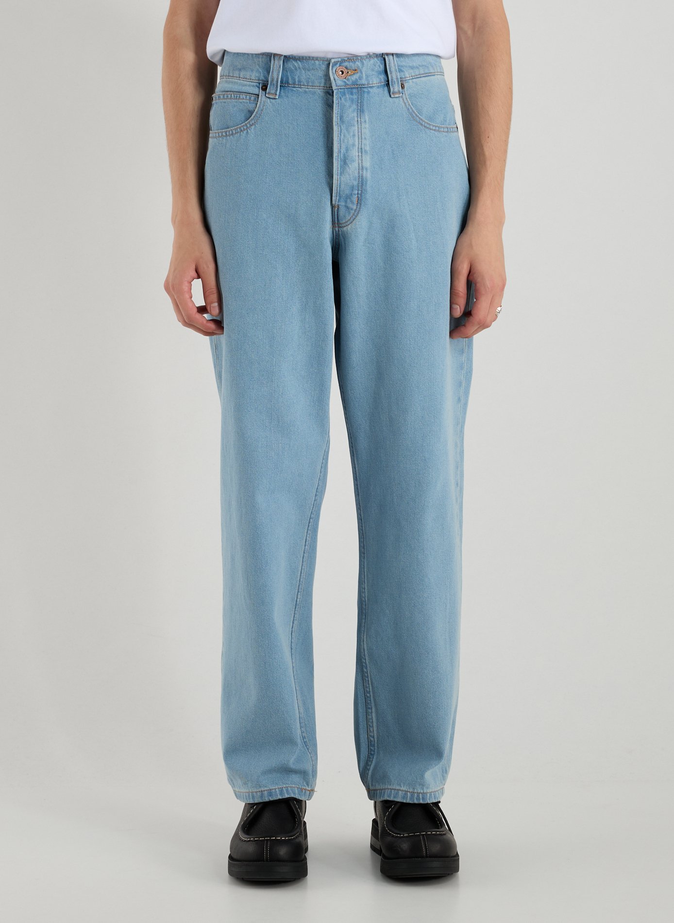 DICKIES Jean droit en coton Bleu