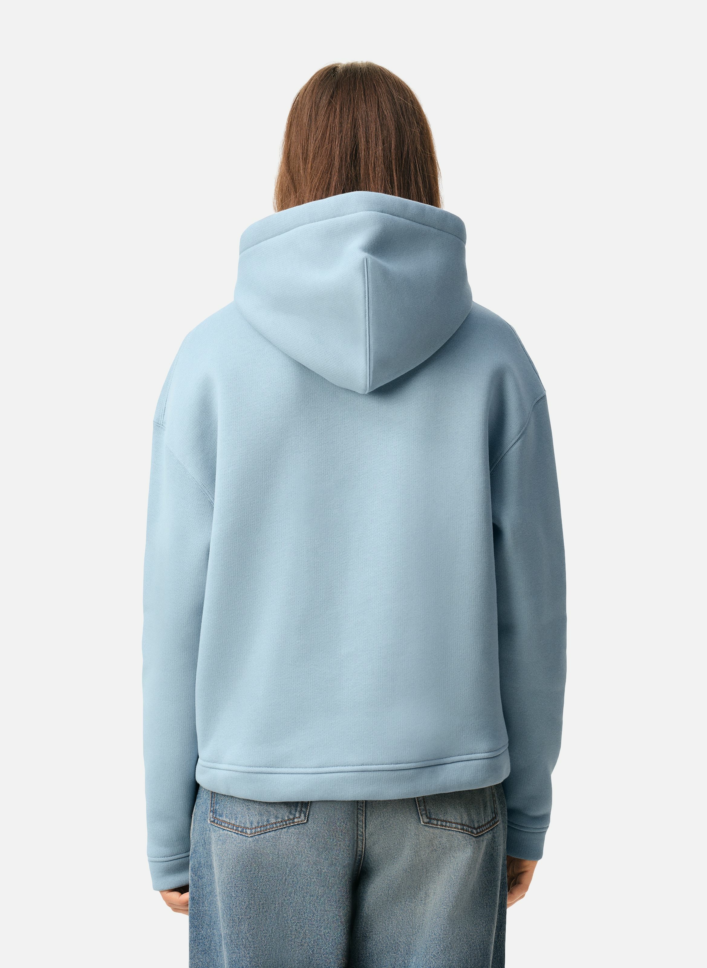 Hoodie ami de coeur en coton unisexe AMI PARIS Bleu