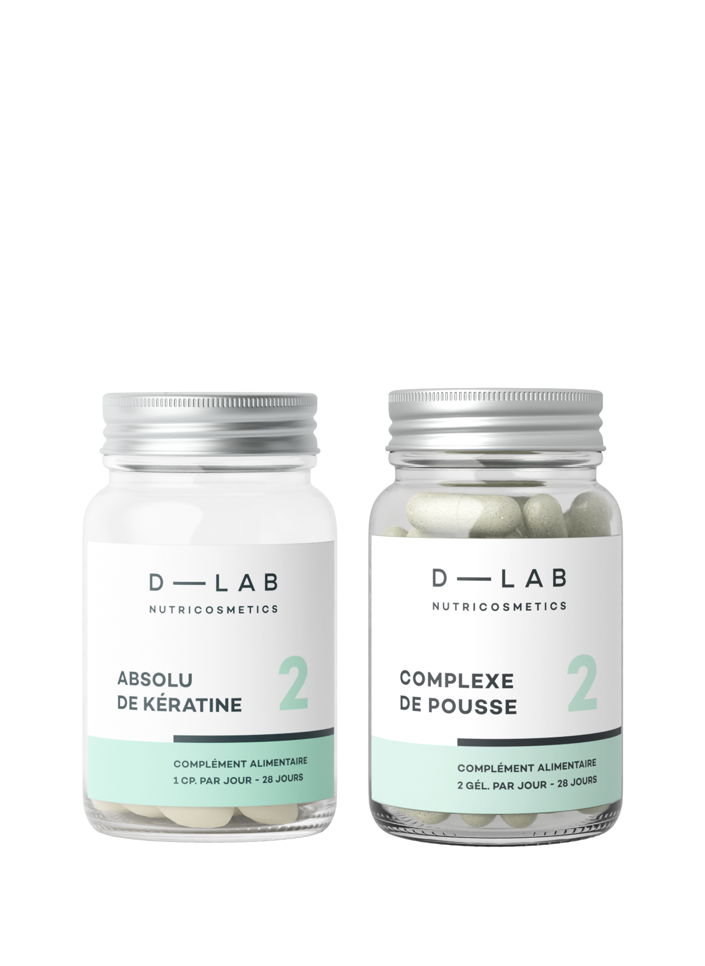 D-LAB NUTRICOSMETICS Hair Nutrition Duo - 1 month No color