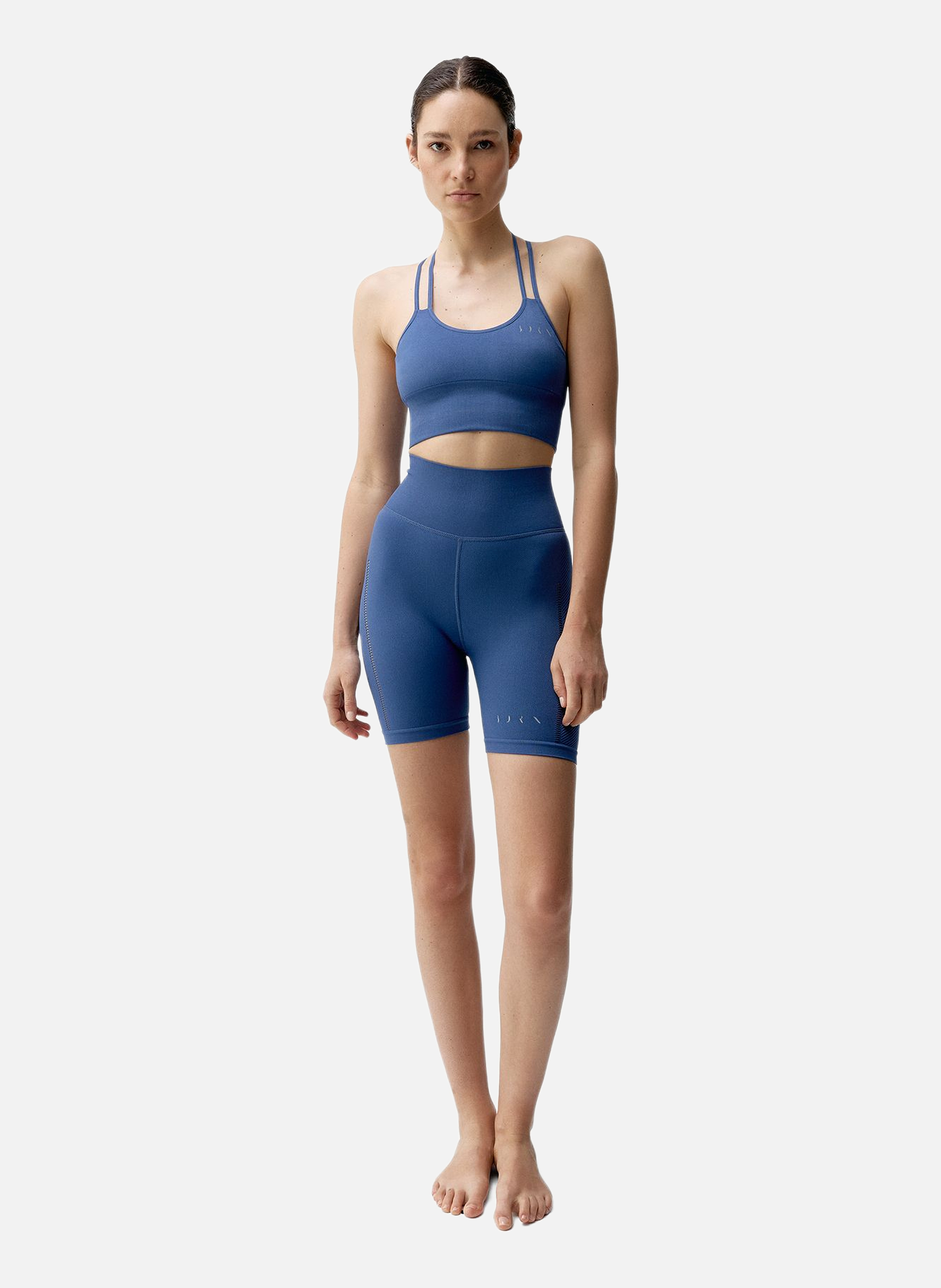 Short sport femme cycliste sunset BORN LIVING YOGA Bleu