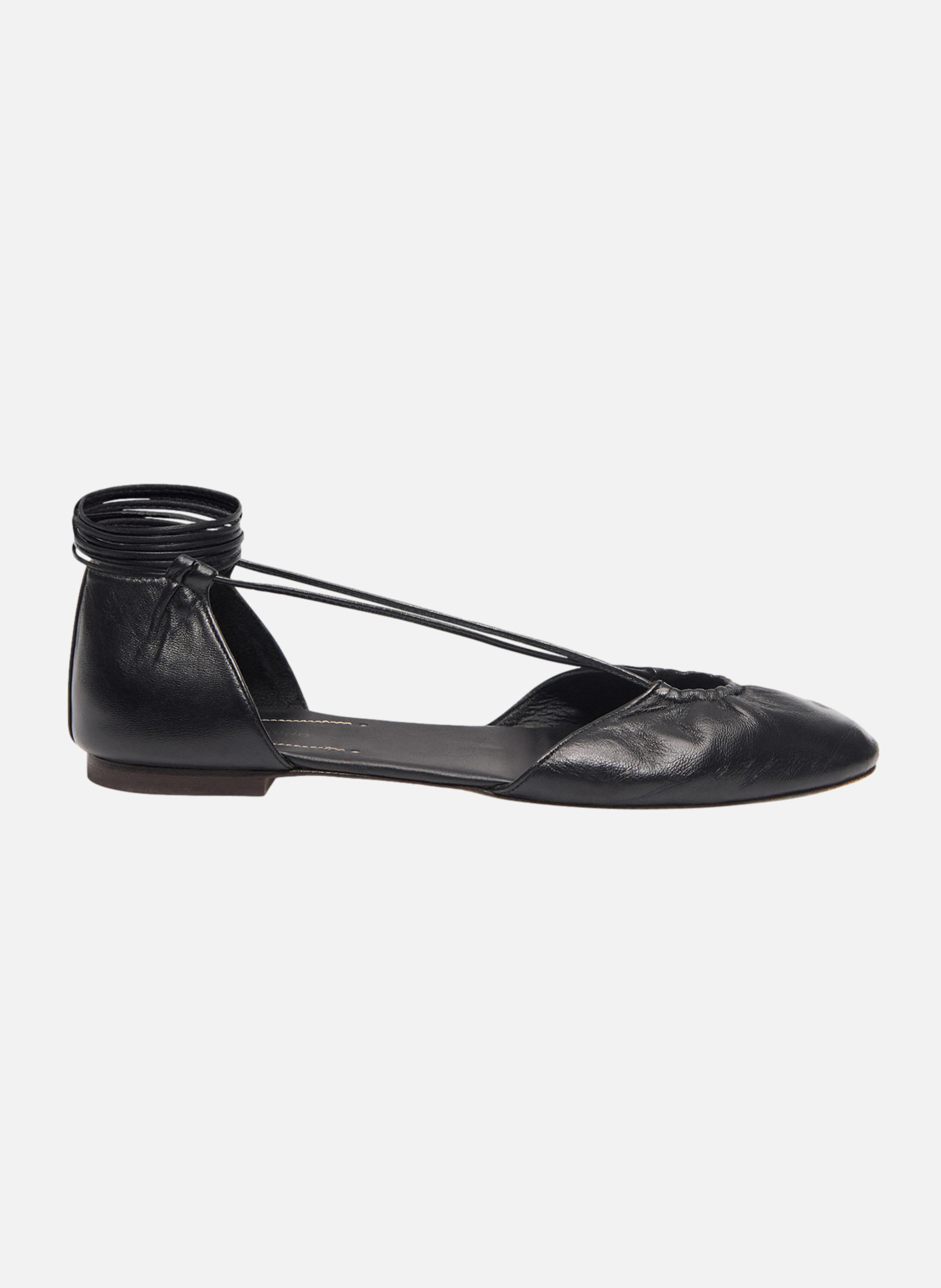 Ballerines en cuir VANESSA BRUNO Noir