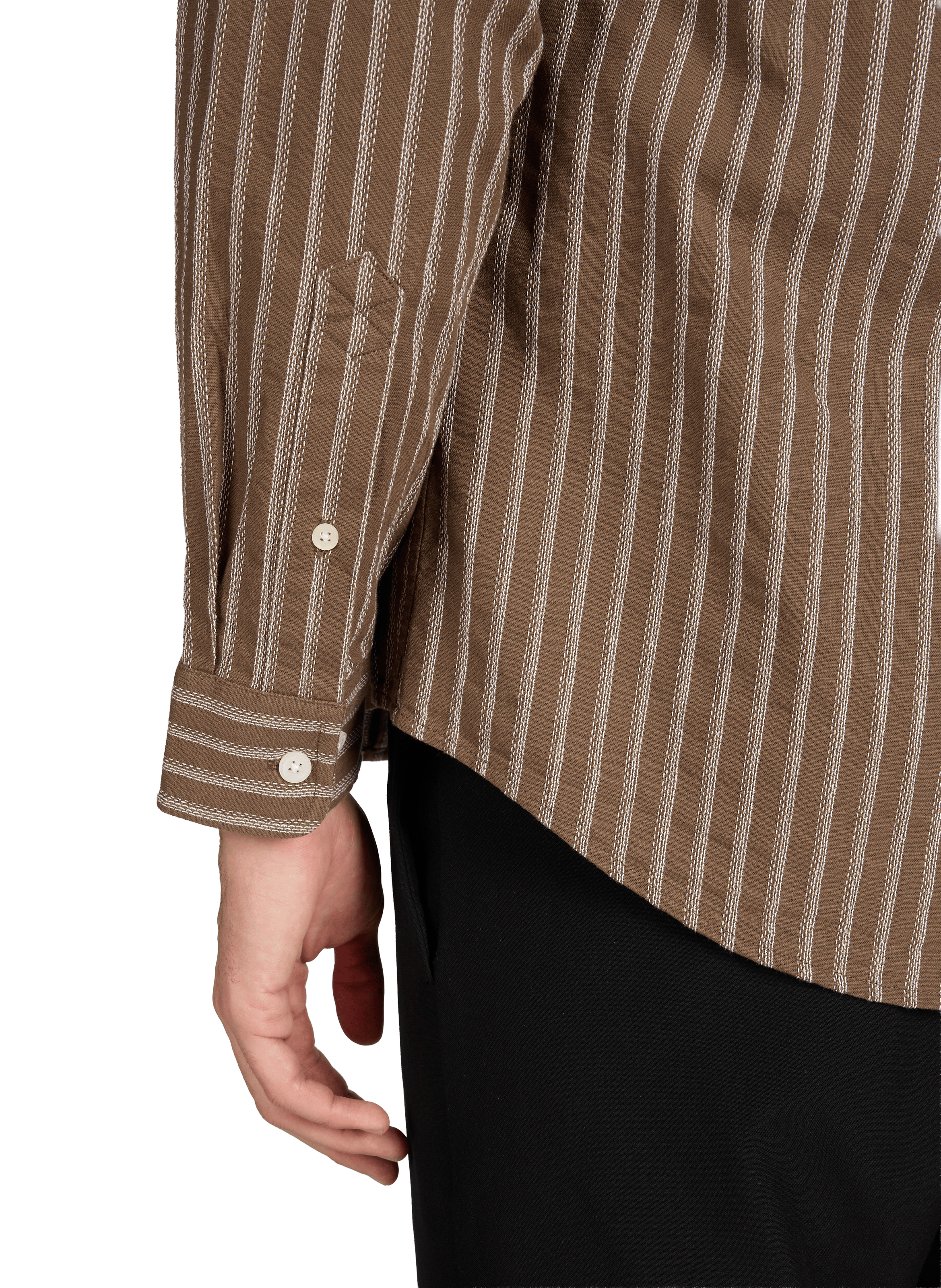 Oversized organic cotton shirt SAMSOE SAMSOE White