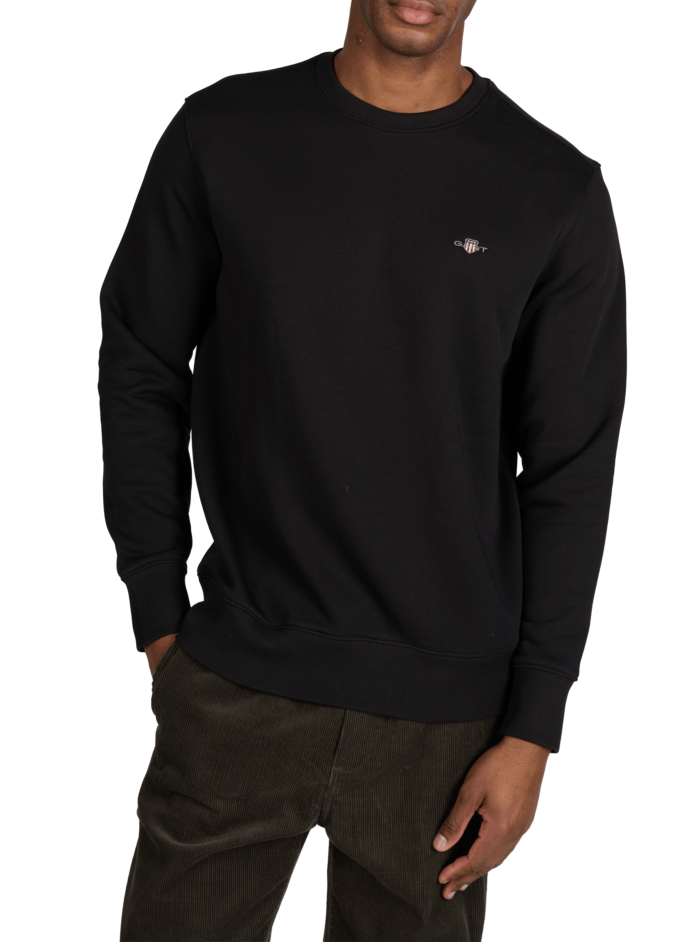 Cotton sweatshirt GANT Black