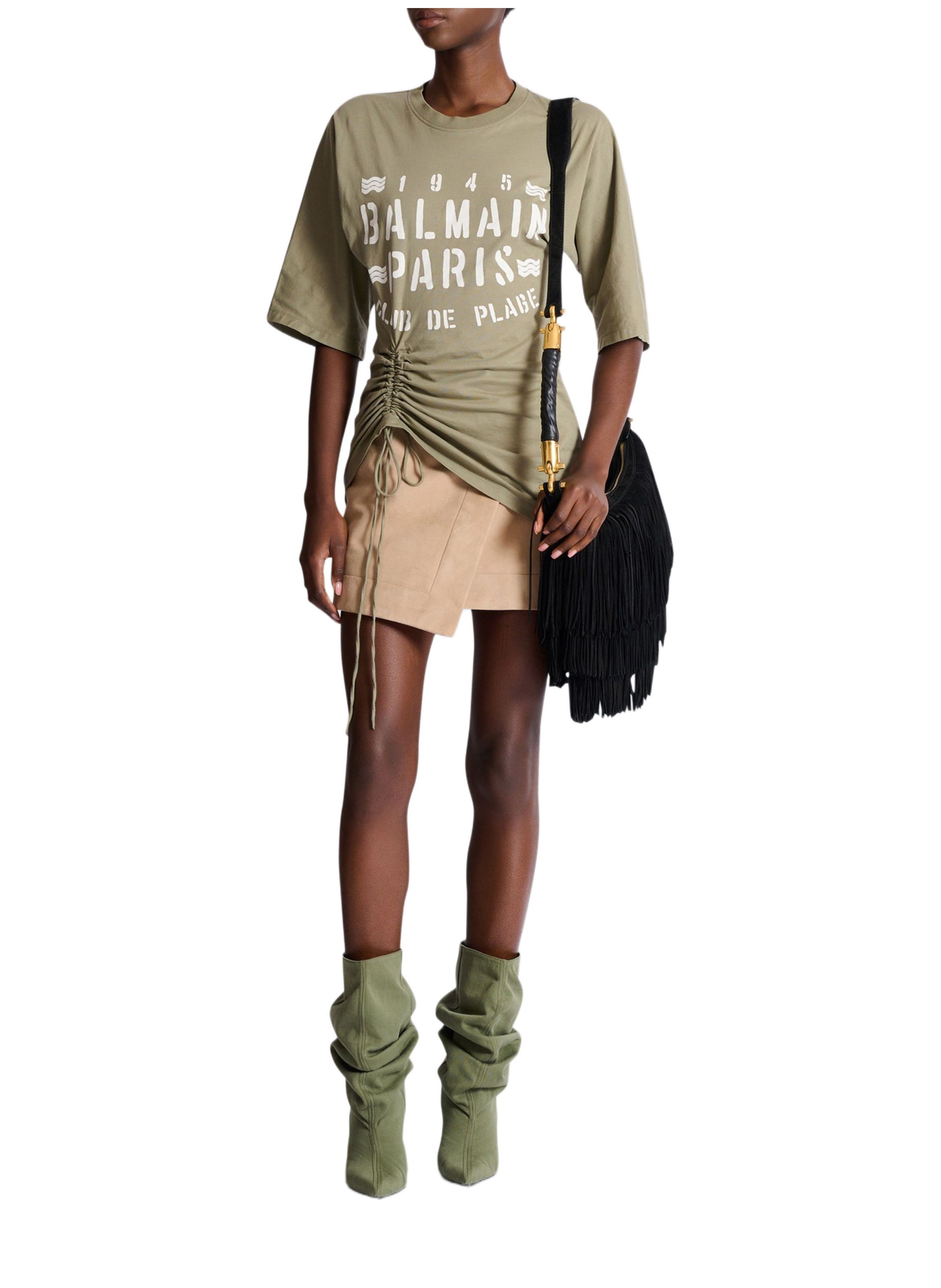 T-shirt imprimé balmain club BALMAIN Vert